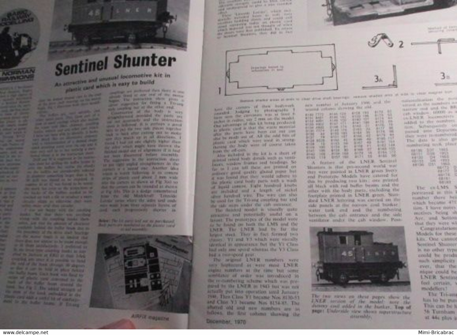 AIRFIXMAG2021 Revue Maquettisme En Anglais AIRFIX MAGAZINE De Décembre 1970 , TBE , Sommaire En Photo 3 - Groot-Britannië