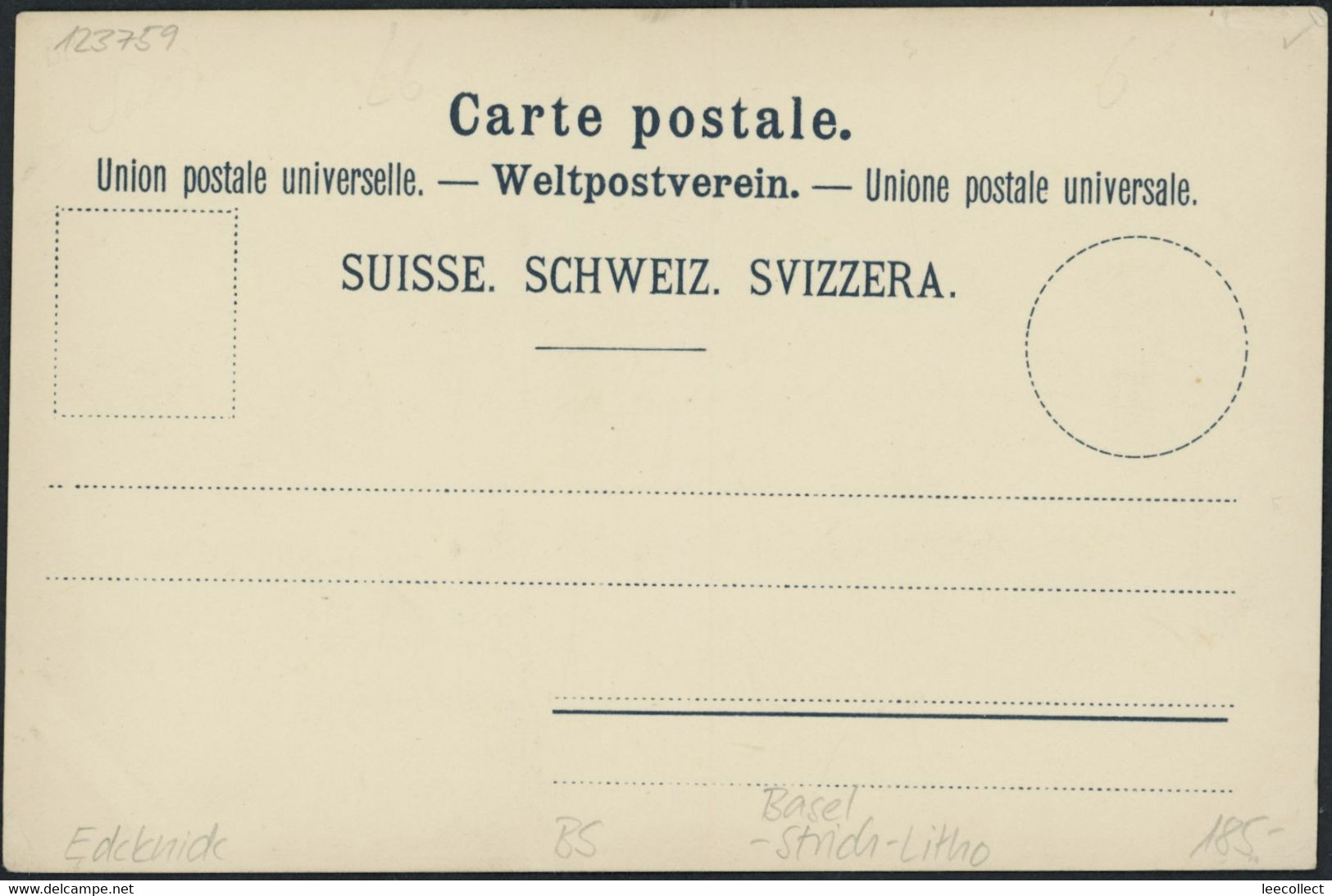 Suisse - LU Hergottswald - Litho - Kriens - Kriens