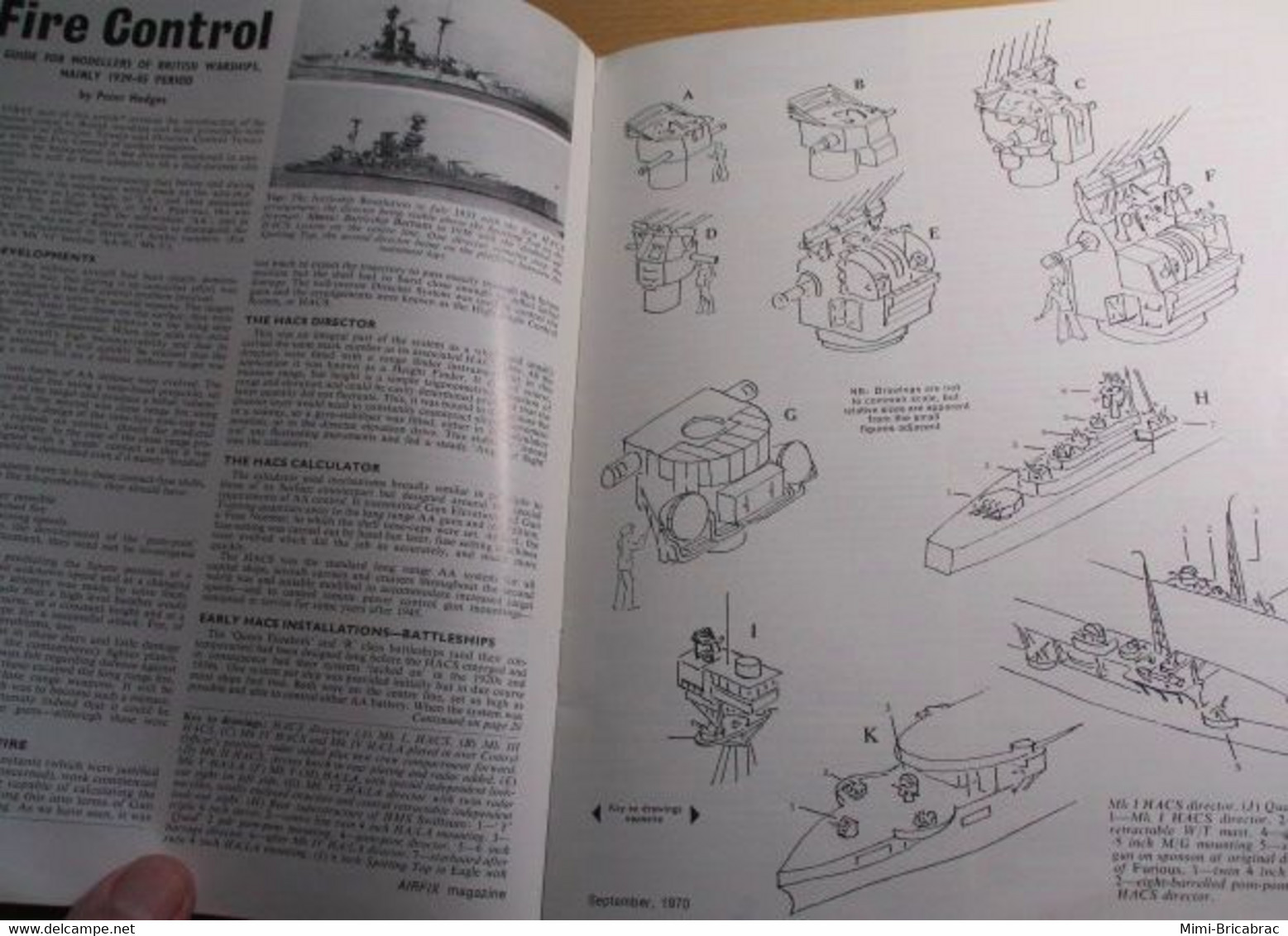 AIRFIXMAG2021 Revue Maquettisme En Anglais AIRFIX MAGAZINE De Septembre 1970 , TBE , Sommaire En Photo 3 - Gran Bretagna