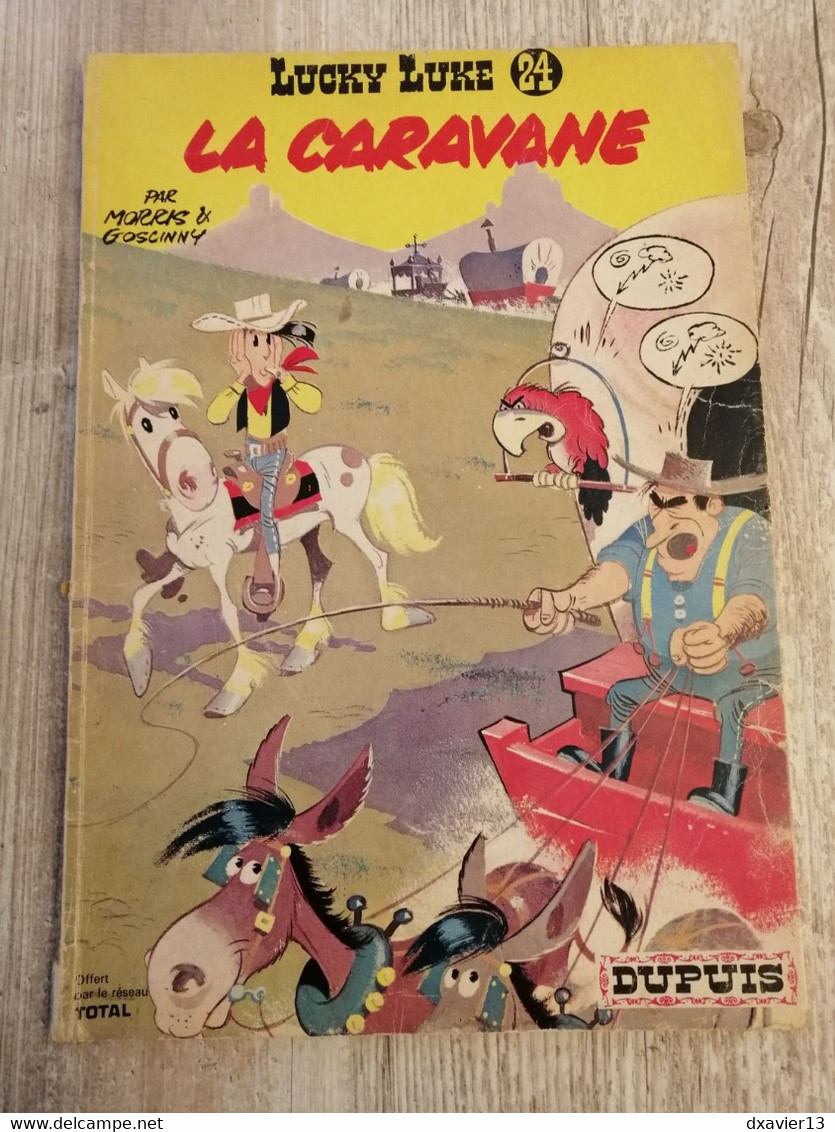 Bande Dessinée - Lucky Luke 24 - La Caravane (1972) - Lucky Luke