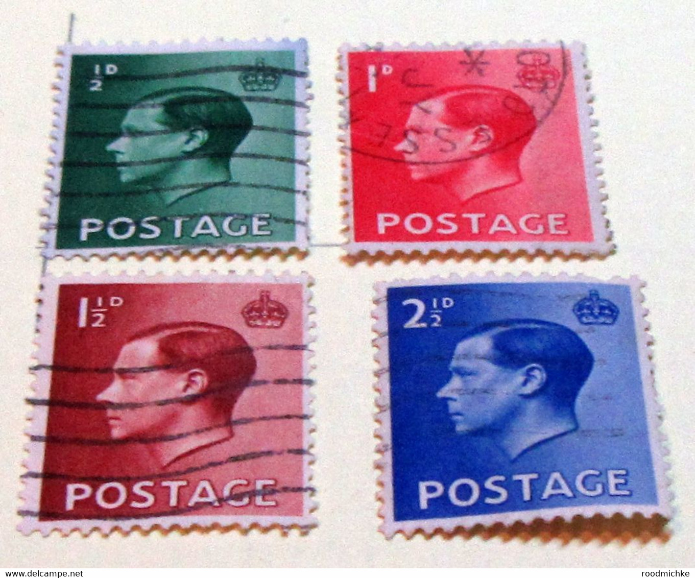 GB KING EDWARD VIII SG 457/460 FINE USED - Used Stamps