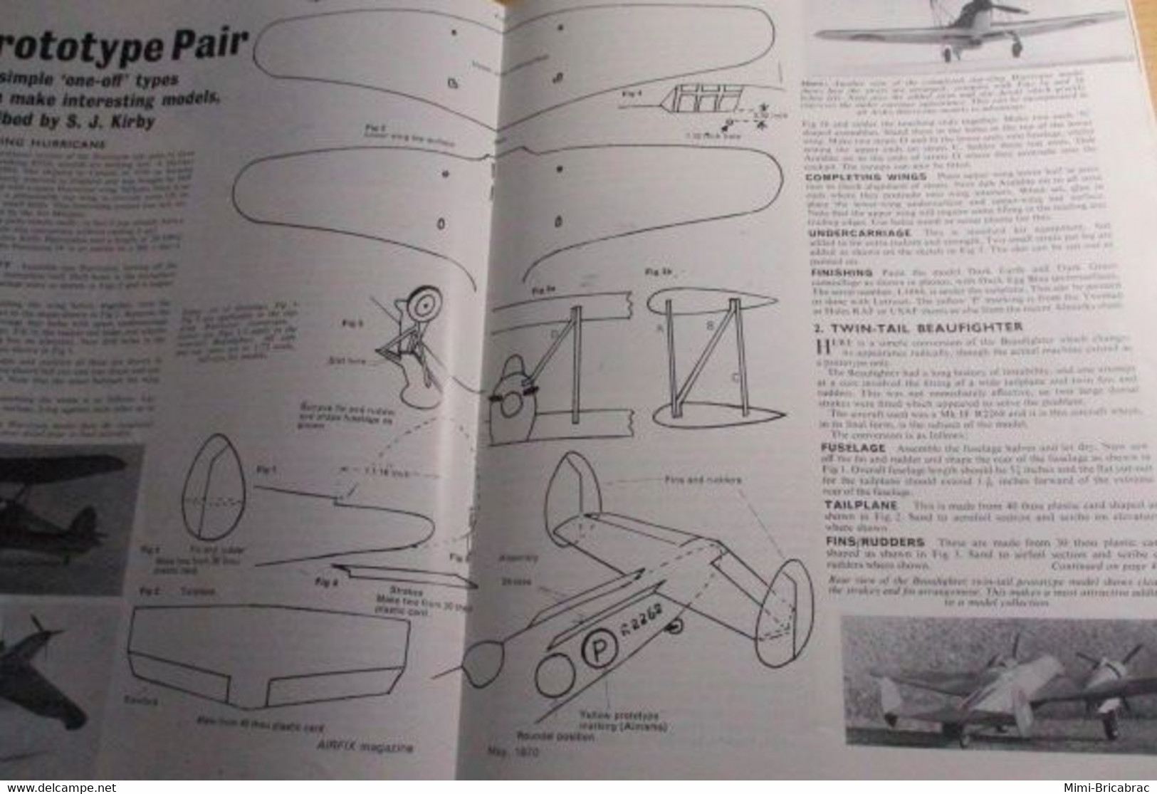 AIRFIXMAG2021 Revue Maquettisme En Anglais AIRFIX MAGAZINE De Mai 1970 , TBE , Sommaire En Photo 3 - Groot-Britannië