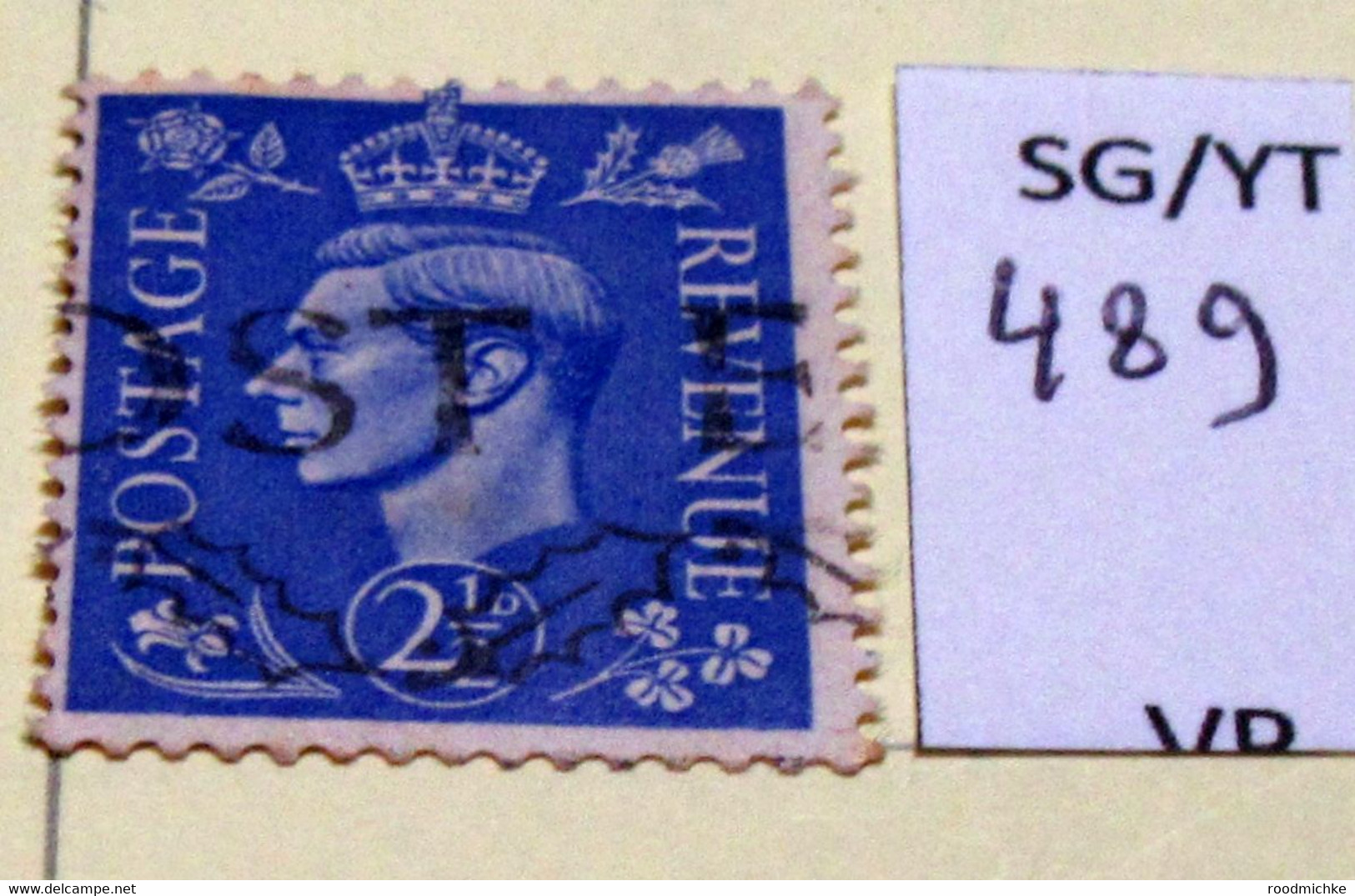 GB KING GEORG VII SG 489  USED - Gebraucht