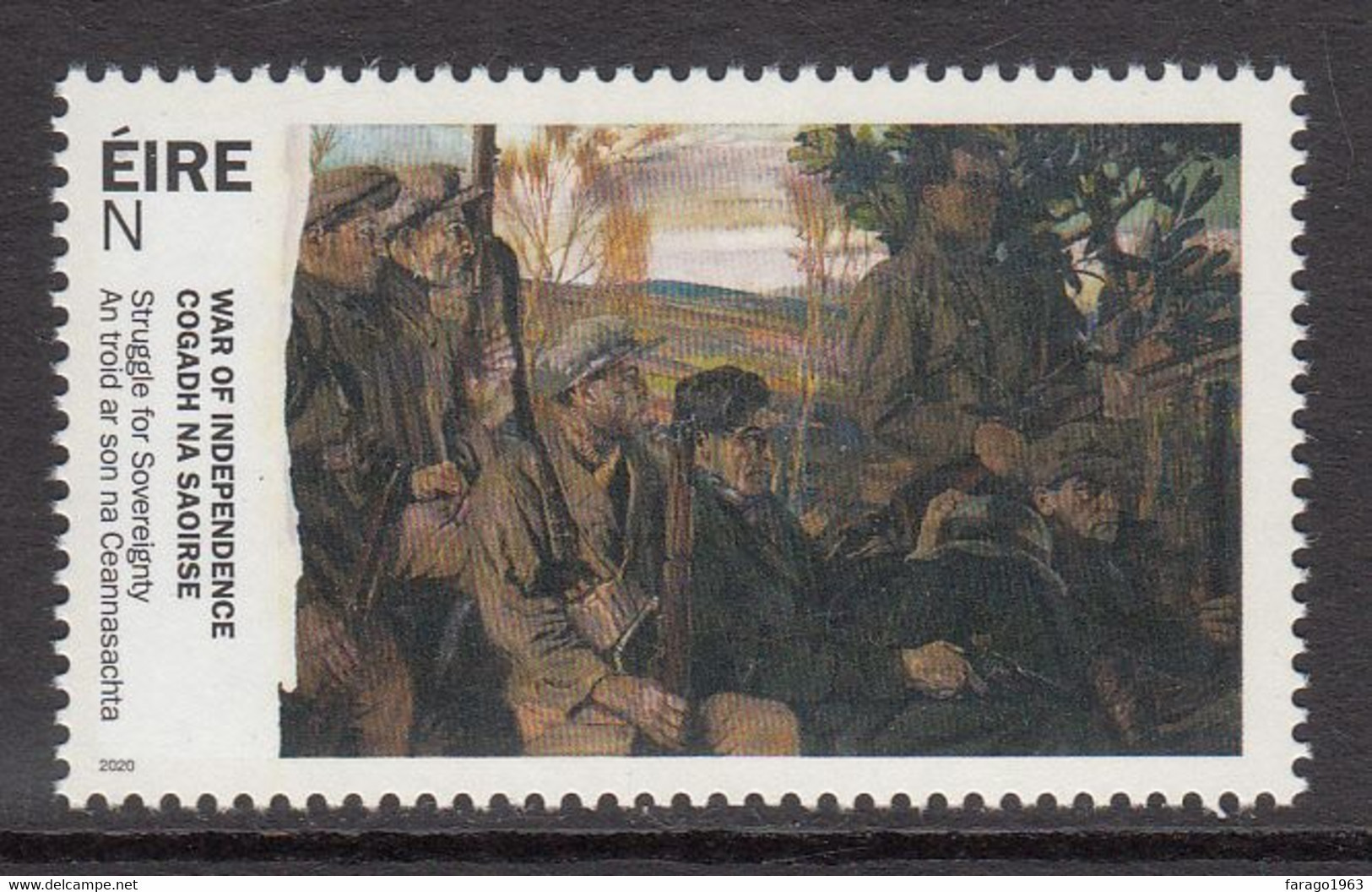 2020 Ireland War Of Independence Military Complete Set Of 1 MNH @ BELOW FACE VALUE - Nuevos