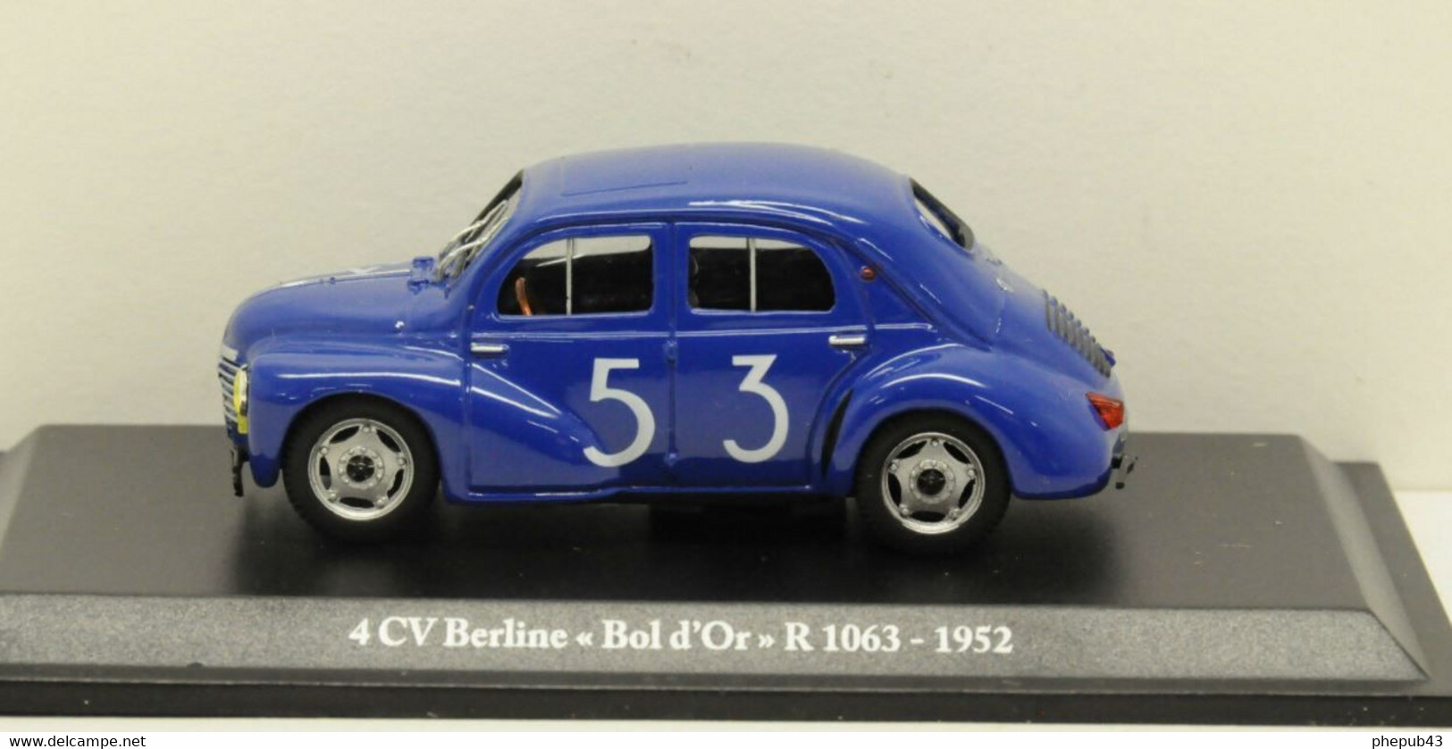 Renault 4CV Berline R 1063 - Bol D'Or 1952 #53 - Eligor (presse) - Eligor