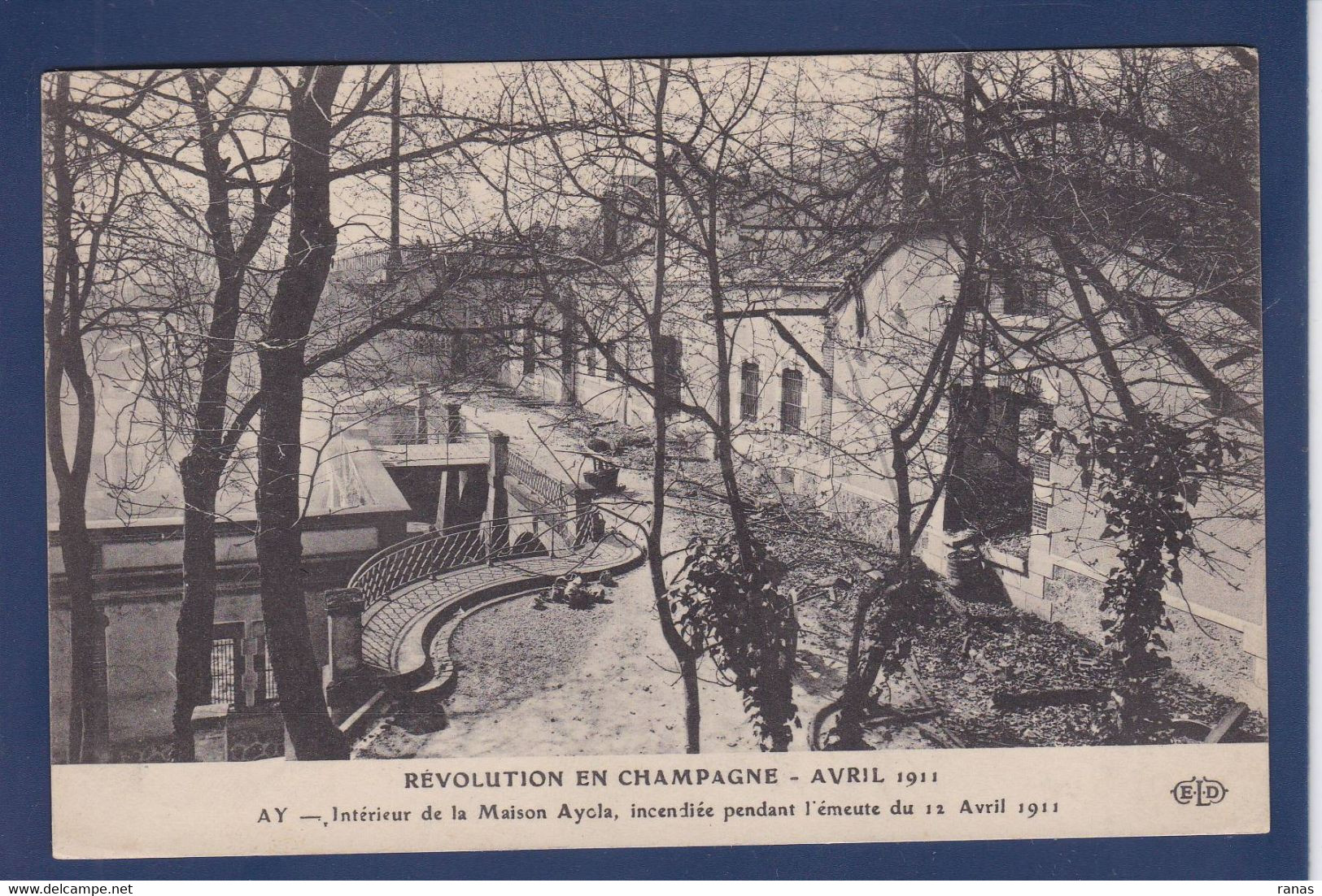 CPA [51] Marne > Ay En Champagne événements Viticoles 1911 écrite - Ay En Champagne