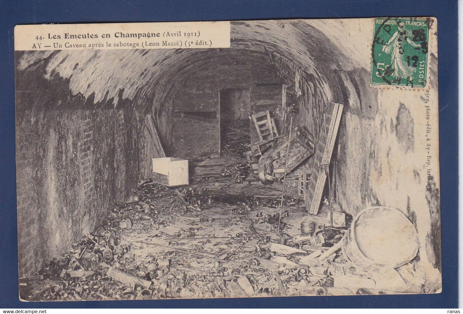 CPA [51] Marne > Ay En Champagne événements Viticoles 1911 Circulé - Ay En Champagne