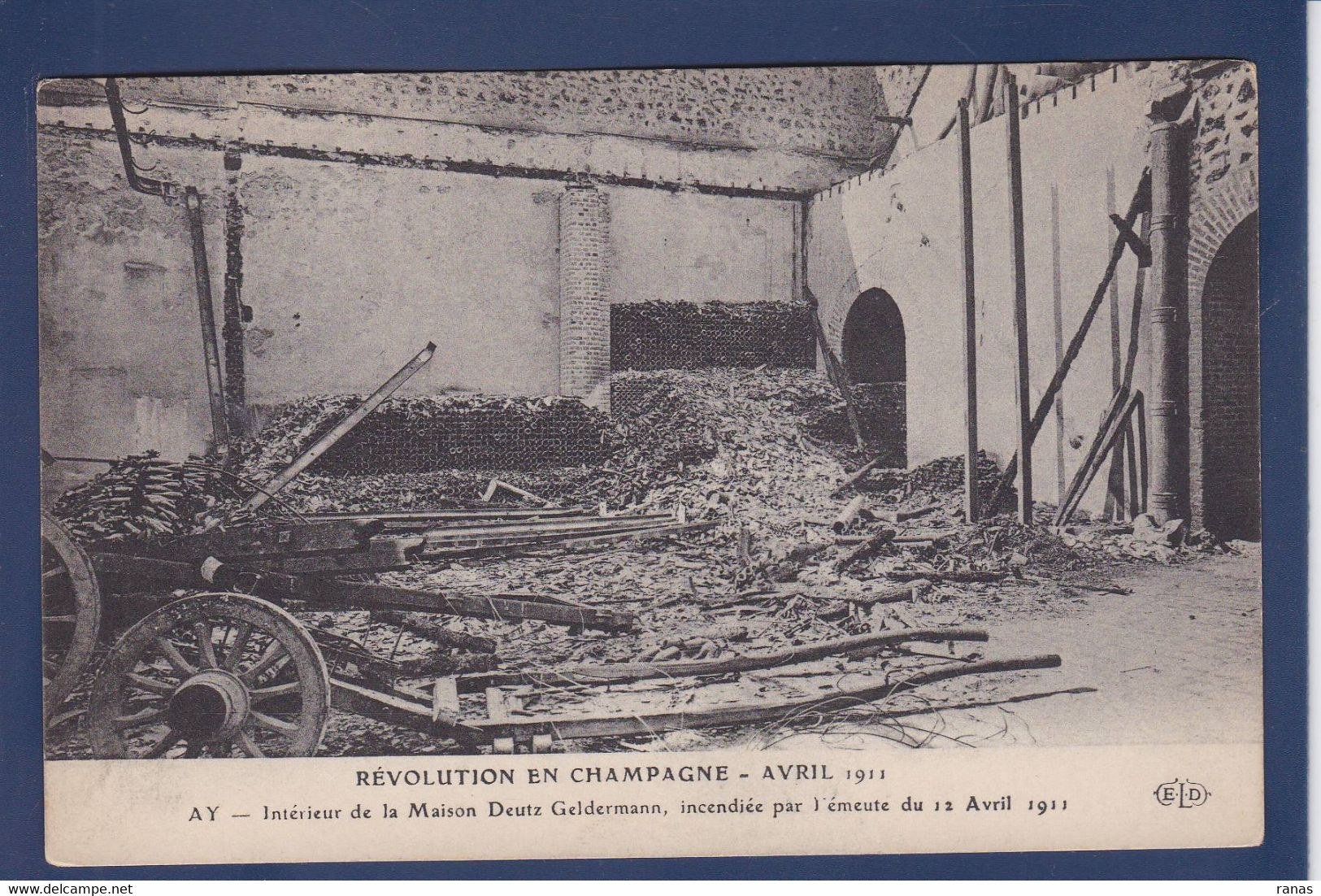 CPA [51] Marne > Ay En Champagne événements Viticoles 1911 Non Circulé - Ay En Champagne