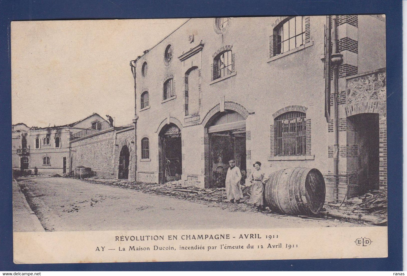 CPA [51] Marne > Ay En Champagne événements Viticoles 1911 Non Circulé - Ay En Champagne