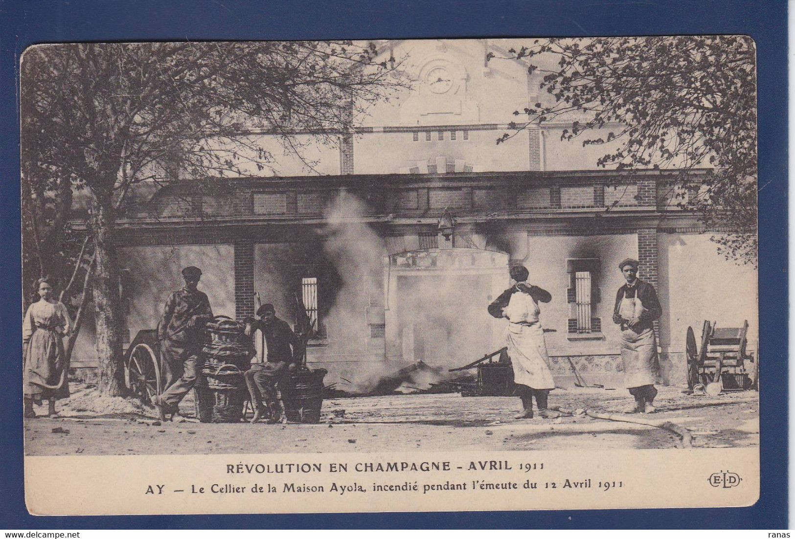 CPA [51] Marne > Ay En Champagne événements Viticoles 1911 Non Circulé - Ay En Champagne