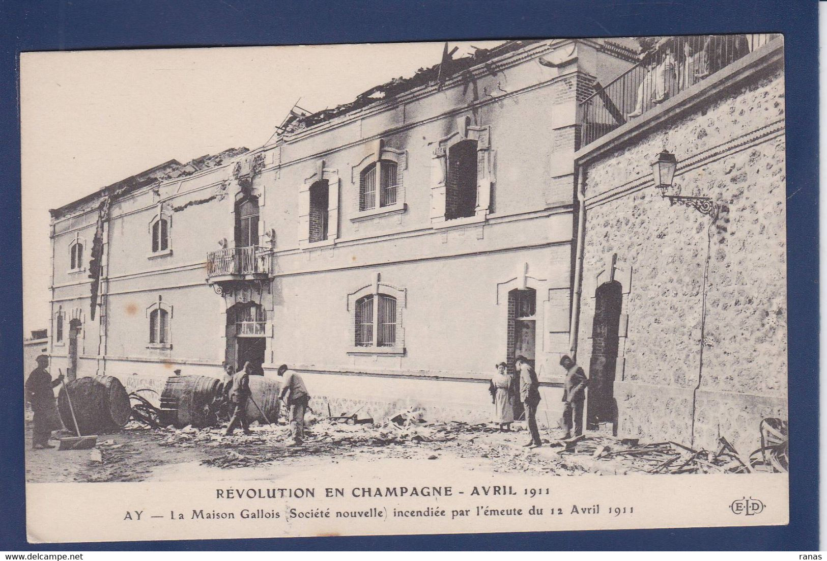 CPA [51] Marne > Ay En Champagne événements Viticoles 1911 Non Circulé - Ay En Champagne