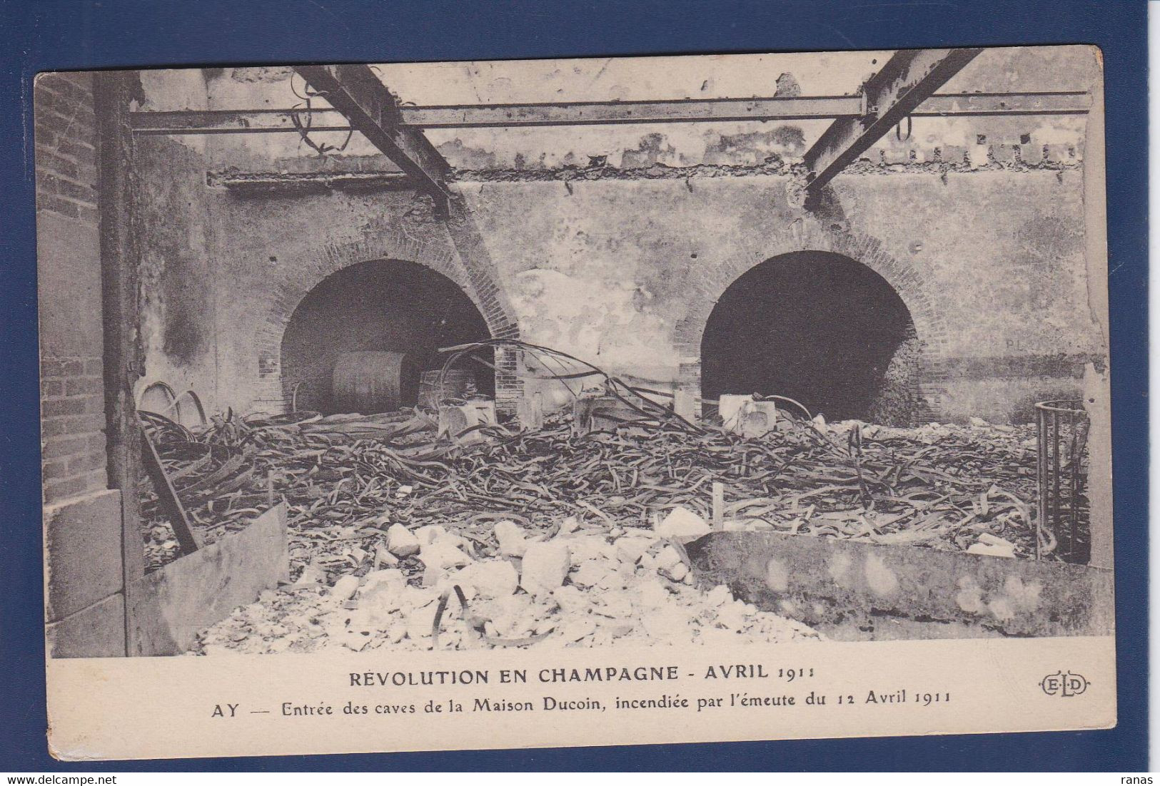 CPA [51] Marne > Ay En Champagne événements Viticoles 1911 Non Circulé - Ay En Champagne