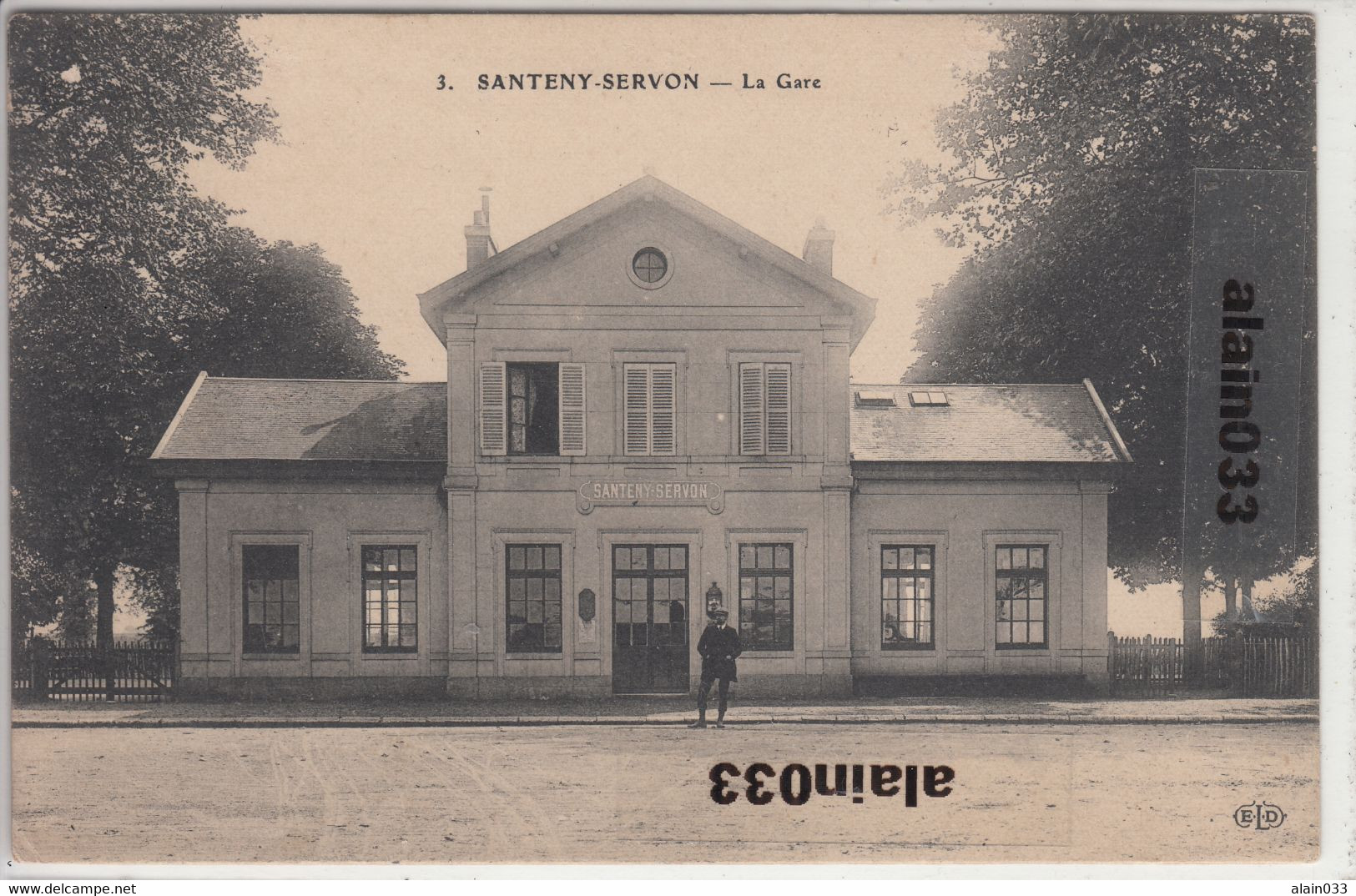 94 Santeny Servon La Gare, Belle Carte, Pas Vue Sur Delcampe - Santeny