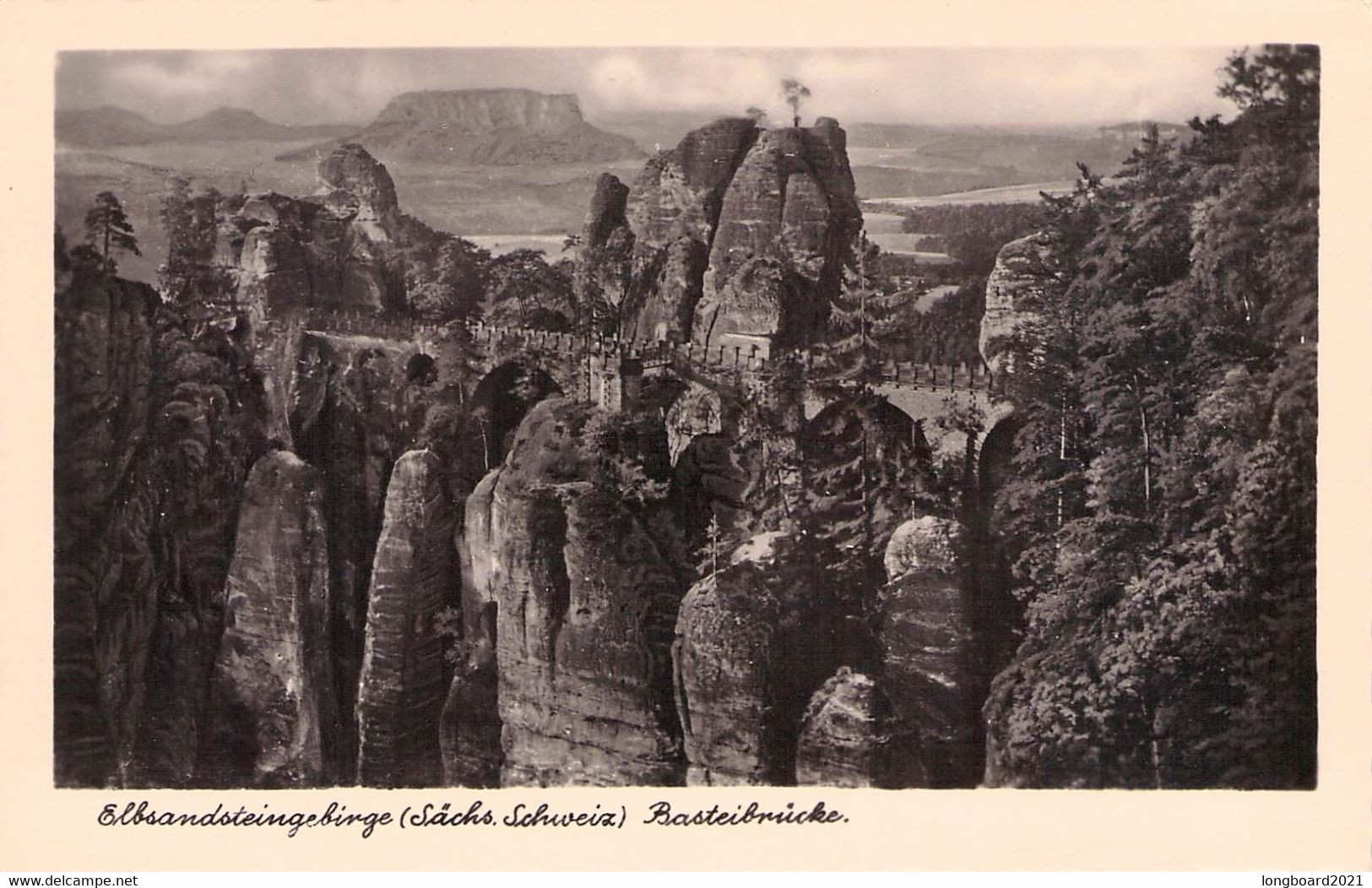 SÄCHS. SCHWEIZ. - BASTEIBRÜCKE / P165 - Bastei (sächs. Schweiz)