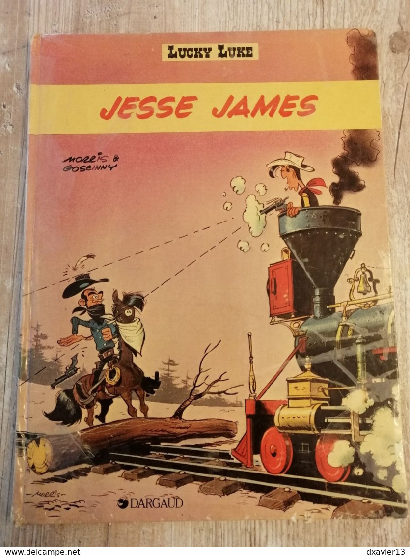 Bande Dessinée - Lucky Luke 35 - Jesse James (1985) - Lucky Luke