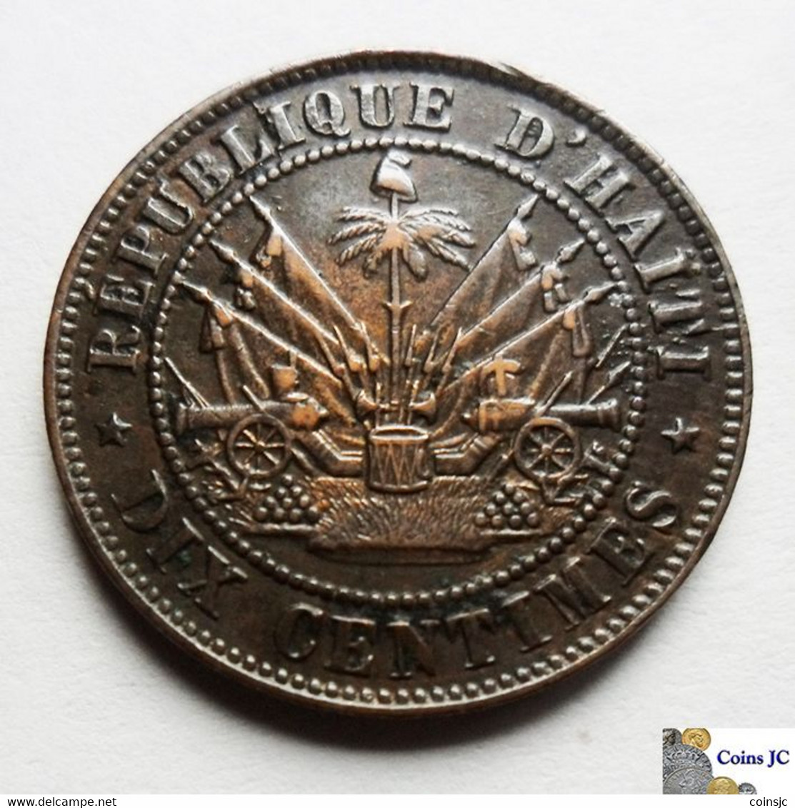 HAITI - 10 Céntimes - 1863 - Haiti