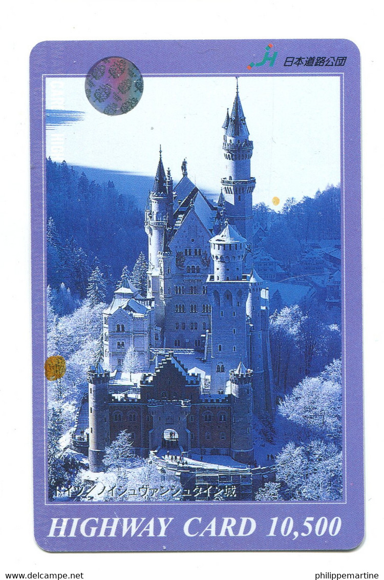 Japon - Titre De Transport Highway Card : Château - World