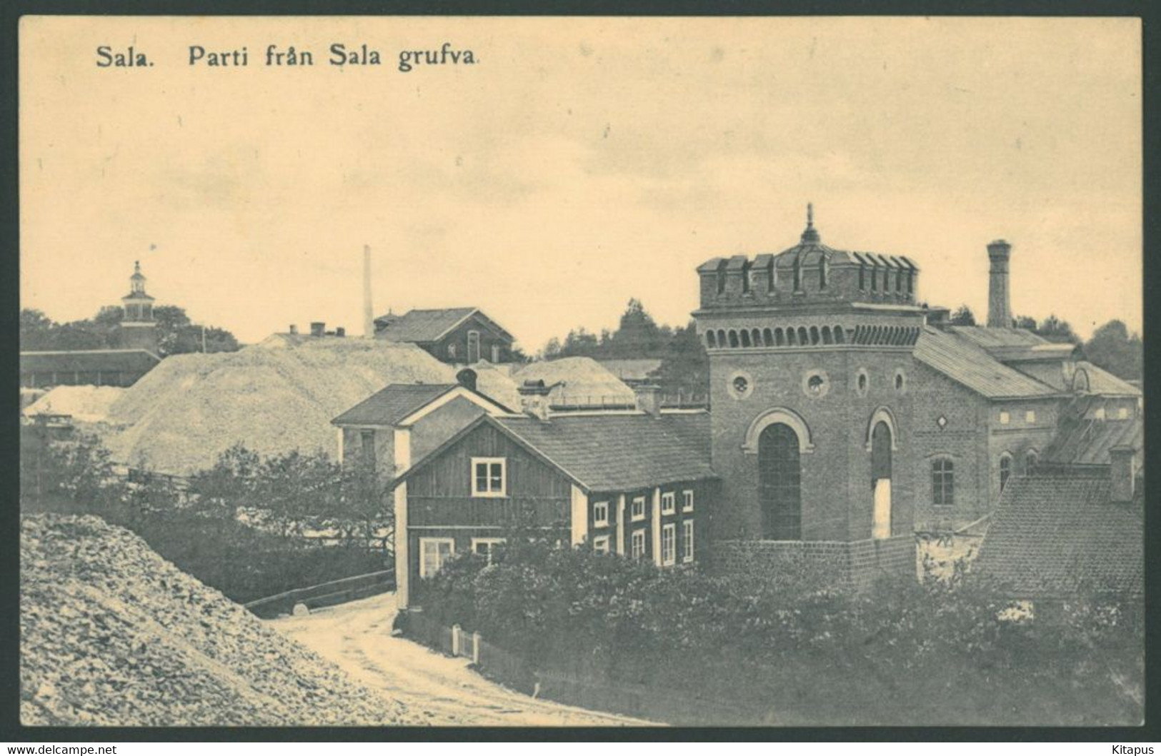 SALA Vintage Postcard Parti Fran Sala Grufva Sweden - Schweden