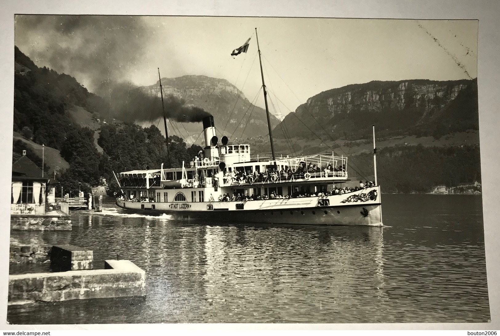 Vierwaldstättersee Boot Navire Stadt Luzern Bateau Boat 1966 - Wald