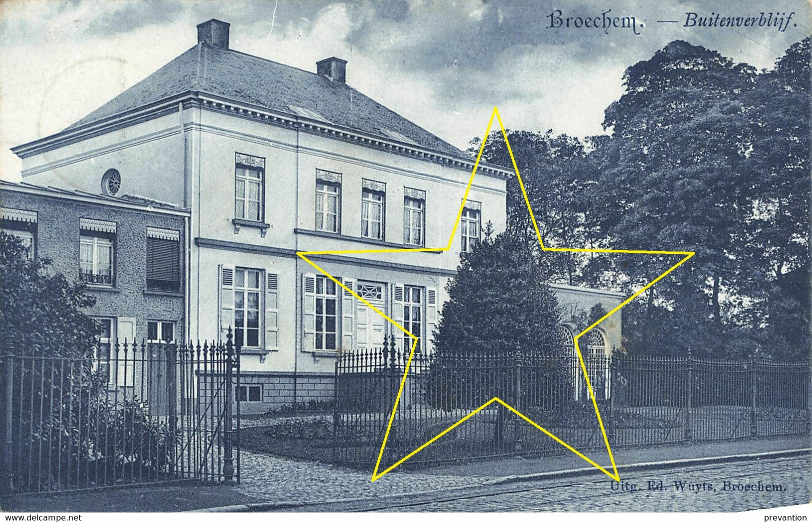 BROECHEM - Buitenverblijf - Carte Bleutée Et Circulé En 1911 - Ranst