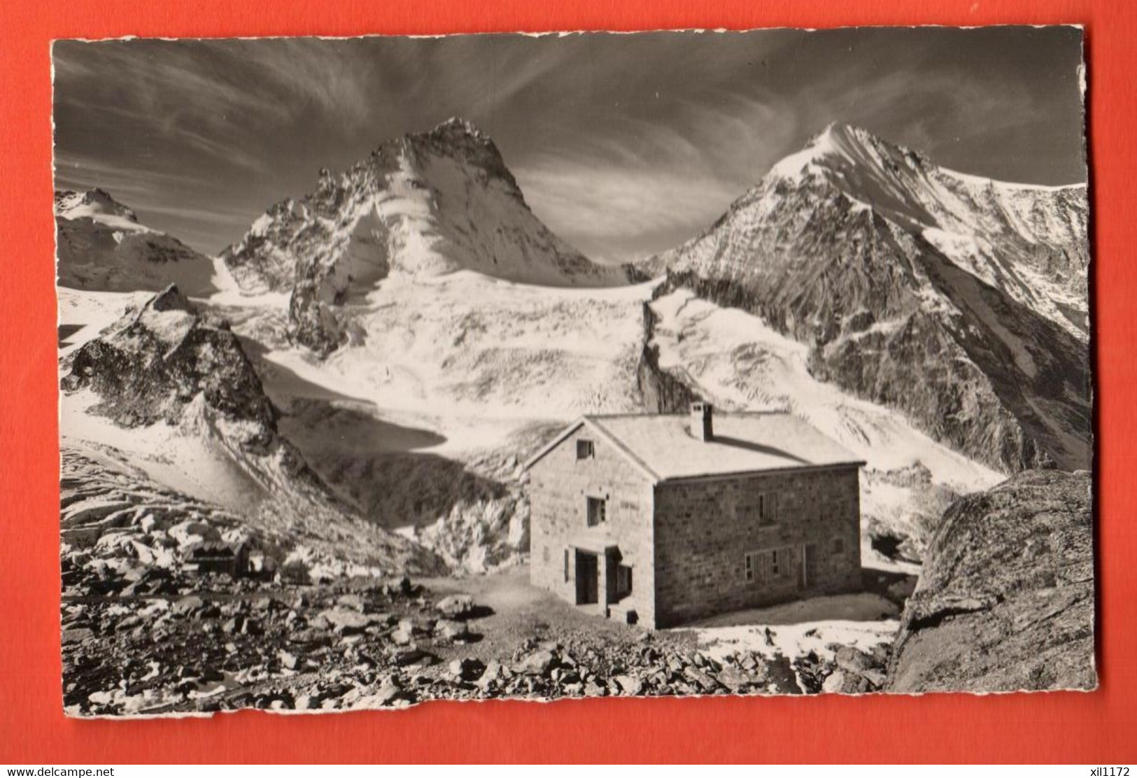 ZKF-35  Anniviers Cabane Du Mountet  Circulé Sous Enveloppe En 1945. Visa ACF 1939 - Anniviers