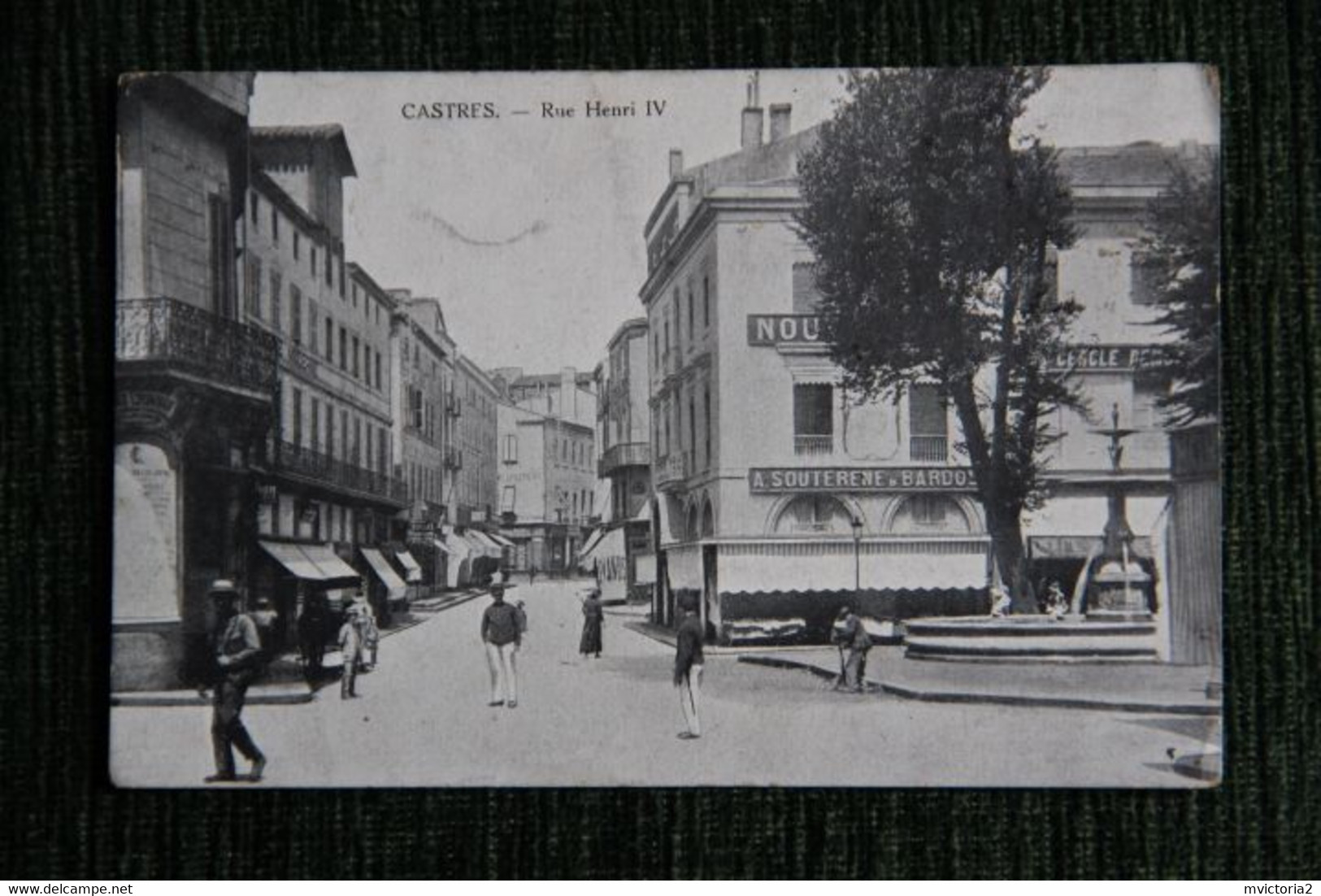 CASTRES - Rue HENRI IV ( Carte Publicitaire, Voir Verso ). - Castres