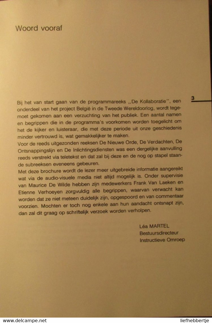 Politieke En Jeugdkollaboratie - 1985 - Uitg. Bij Vonksteen Te Langemark - Collaboratie - WO II - Oorlog - Guerre 1939-45