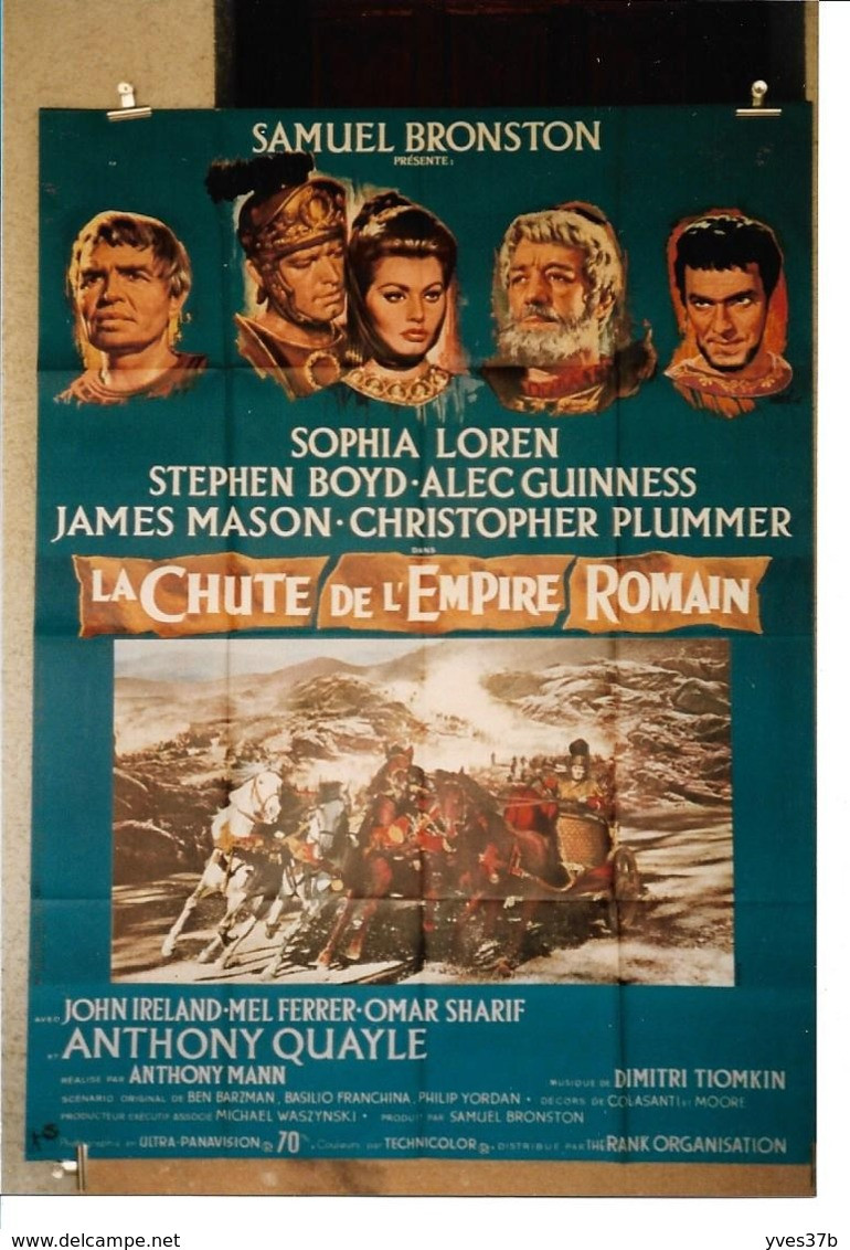 "La Chute De L'Empire Romain" Sophia Loren...1964 - 120x160 TTB - Plakate & Poster