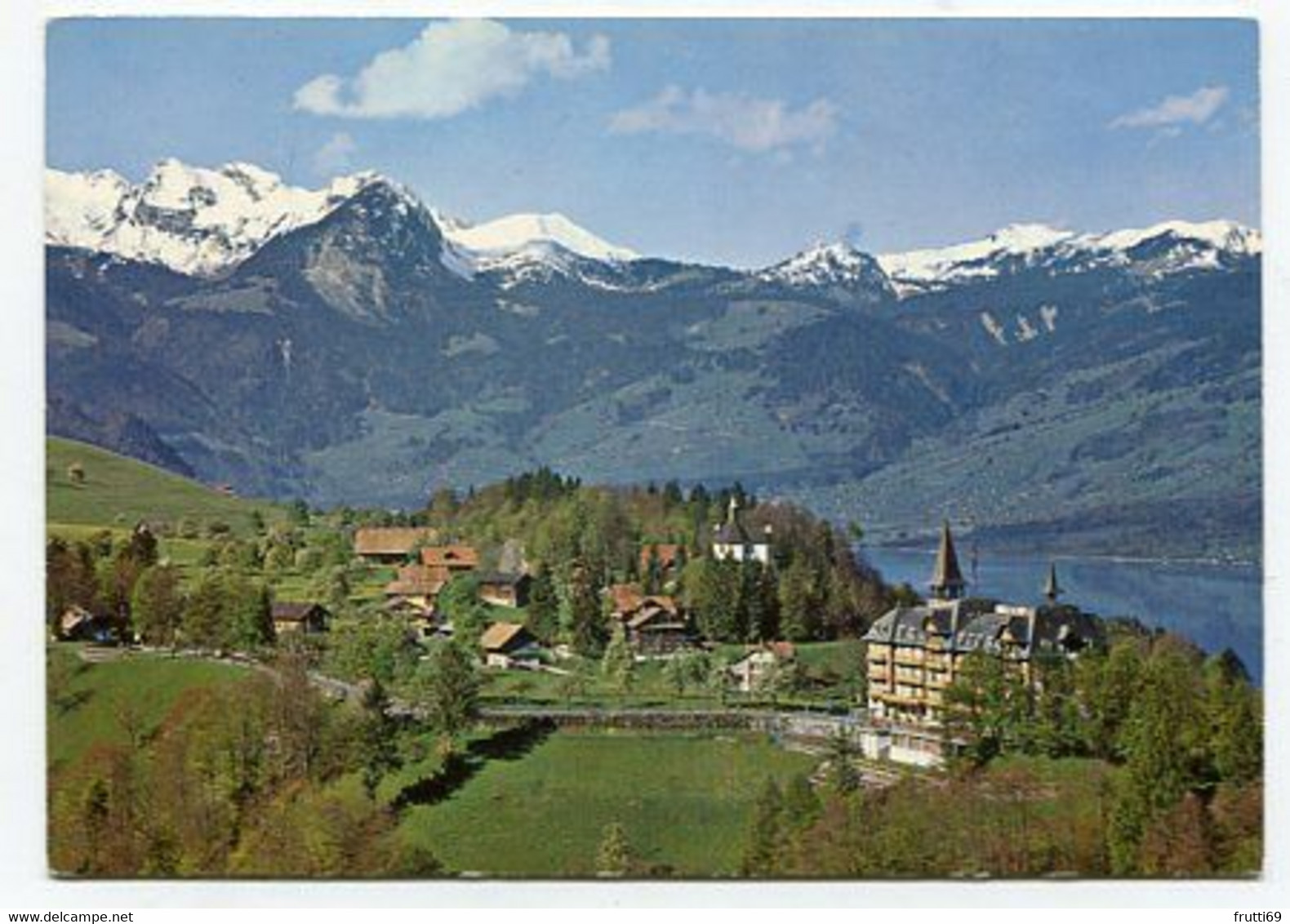 AK 015245 SWITZERLAND - Flüeli-Ranft Mit Sarnersee Und Giswilerstock - Giswil