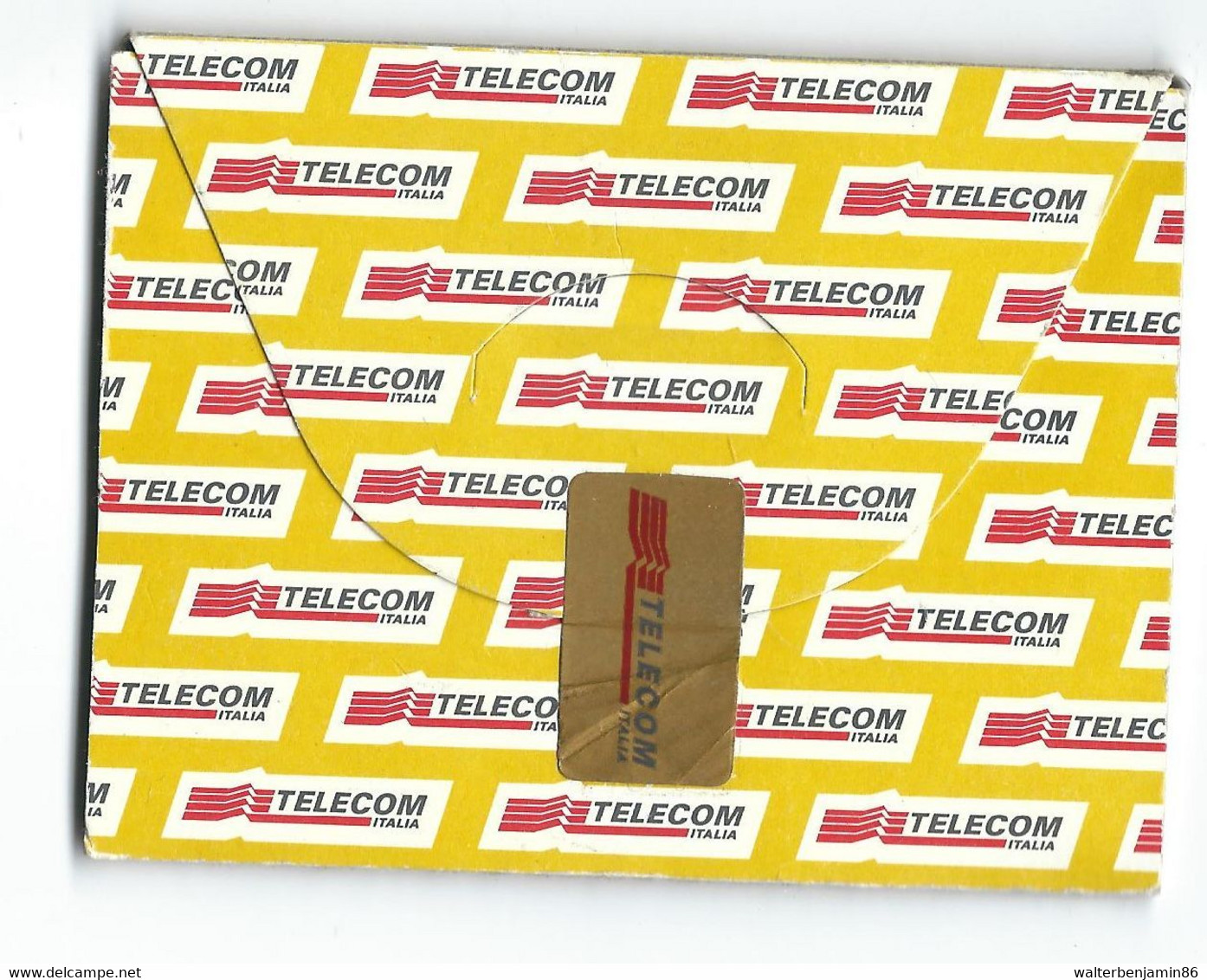 FOLDER GENERICO GIALLO PER SCHEDE TELEFONICHE SERIE TELECOM - Sonderzwecke