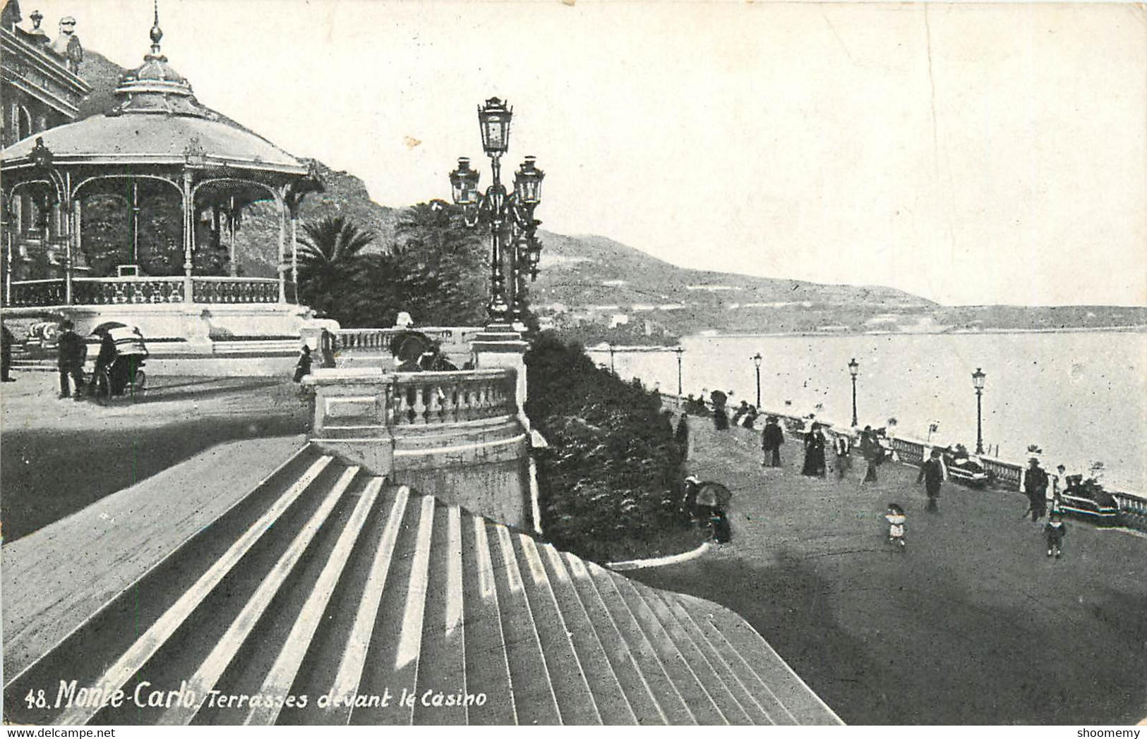 CPA Monte Carlo-Terrasses Devant Le Casino      L1065 - Le Terrazze