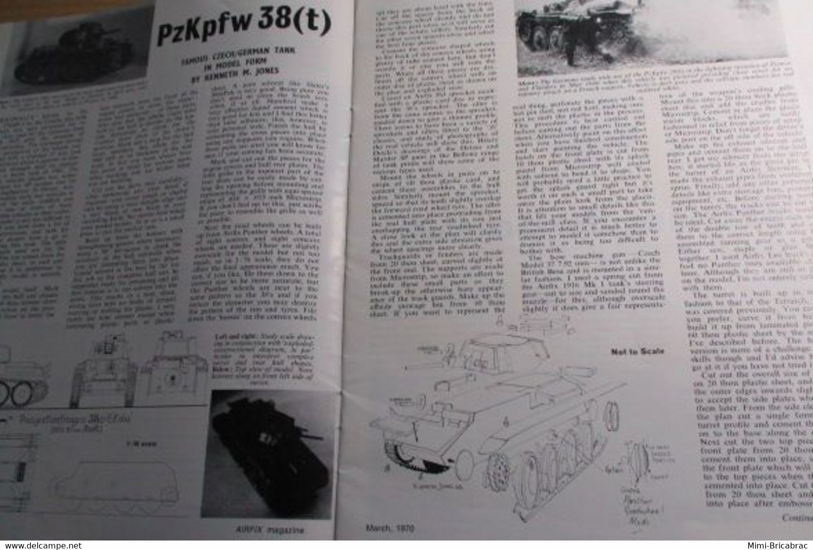 AIRFIXMAG2021 Revue Maquettisme En Anglais AIRFIX MAGAZINE De Mars 1970 , TBE , Sommaire En Photo 3 - Gran Bretaña