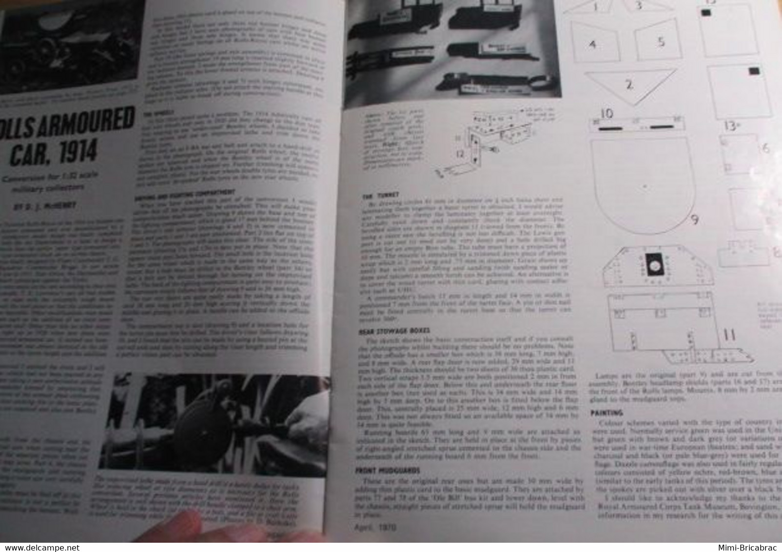 AIRFIXMAG2021 Revue Maquettisme En Anglais AIRFIX MAGAZINE De Avril 1970 , TBE , Sommaire En Photo 3 - Grossbritannien