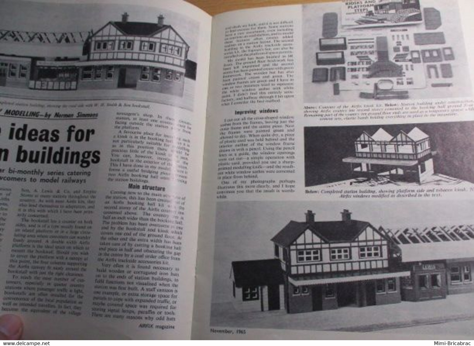 AIRFIXMAG2021 Revue Maquettisme En Anglais AIRFIX MAGAZINE De Novembre 1965 , TBE , Sommaire En Photo 3 - Gran Bretagna