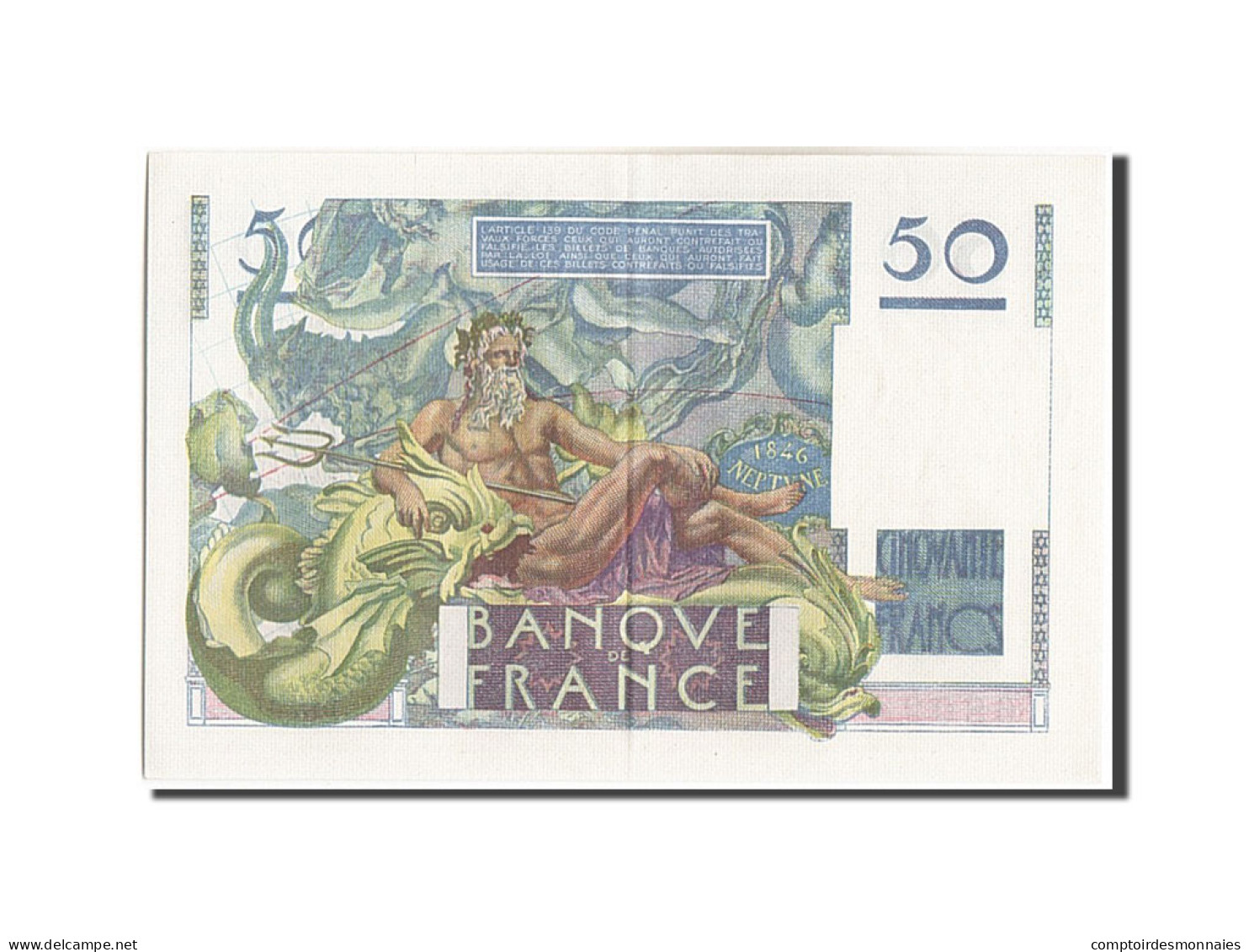 Billet, France, 50 Francs, 50 F 1946-1951 ''Le Verrier'', 1946, 1946-05-31, SUP - 50 F 1946-1951 ''Le Verrier''