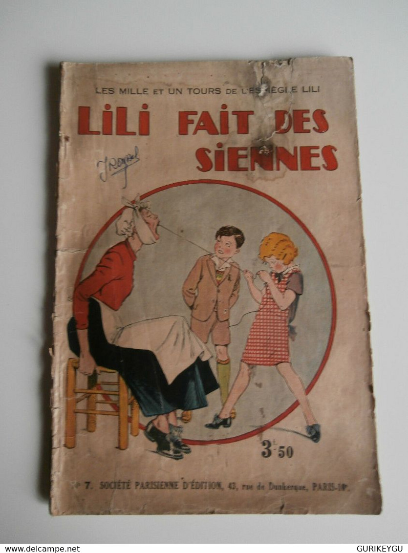 RARE L'espiègle Lili Fait Des Siennes  N° 7 SPE GIFFEY  JO VALLE 09/1934 - Lili L'Espiègle