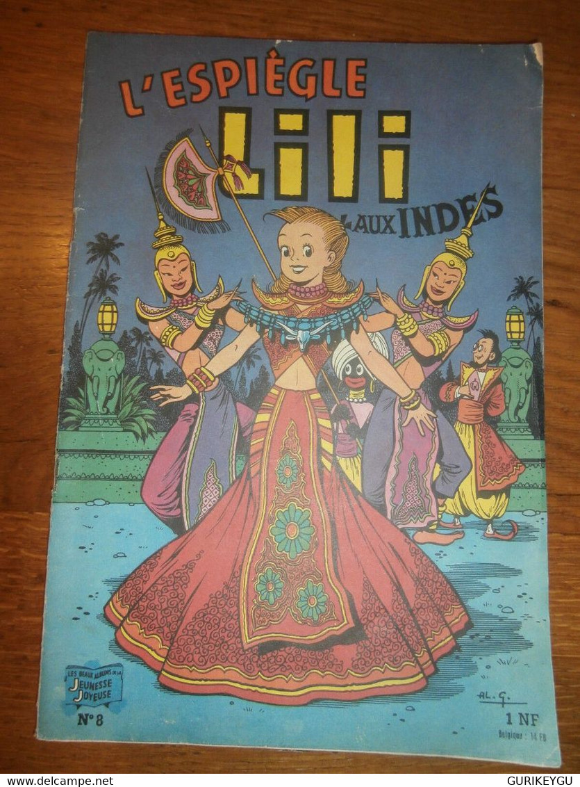 L'espiégle LILI Aux Indes N° 8  De 1962 SPE  Jeunesse Joyeuse - Lili L'Espiègle