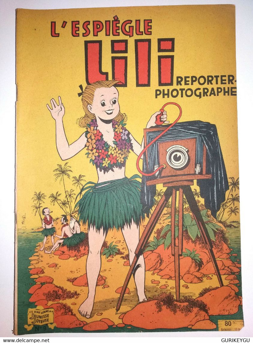 L'espiègle LILI Reporter Photographe N° 9  Jeunesse Joyeuse  1961  BIEN ++ - Lili L'Espiègle
