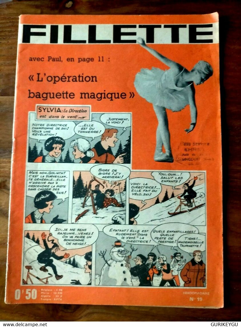 FILLETTE N° 19 Sylvia CATHY Paul Et Mic Lili à La Campagne Pauvre Aggie 1964 - Lili L'Espiègle