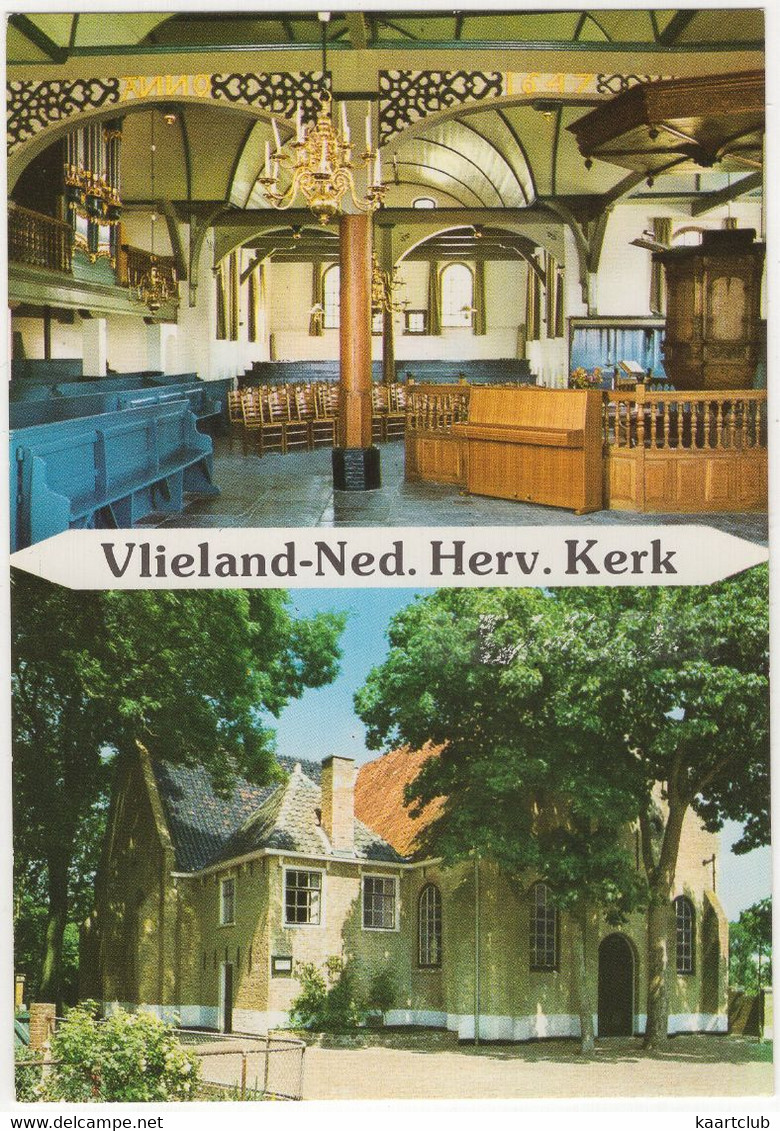 Vlieland - Ned. Herv. Kerk - (Wadden, Nederland/Holland) - ORGEL/ORGUE/ORGAN - In- & Exterieur - Vlieland