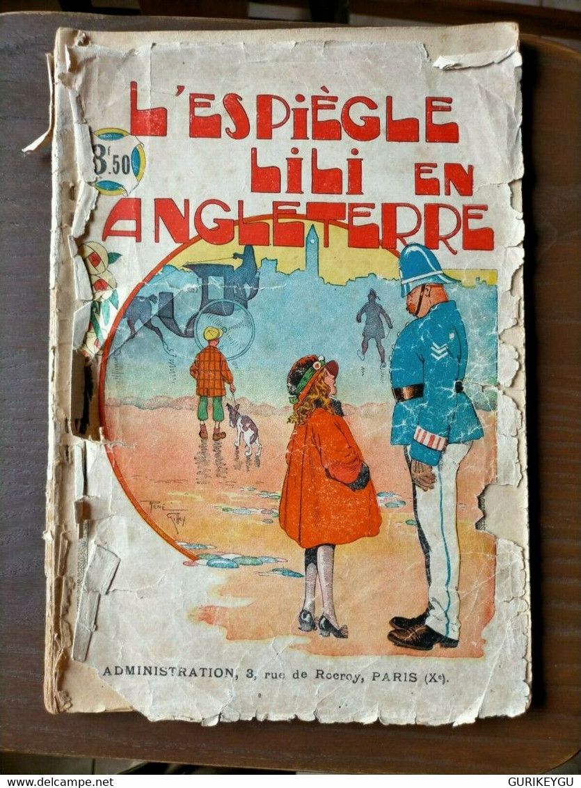 Les Mille Et Un Tours L'espiègle  LILI EN ANGLETERRE  SPE N° 6 De 1935 - Lili L'Espiègle