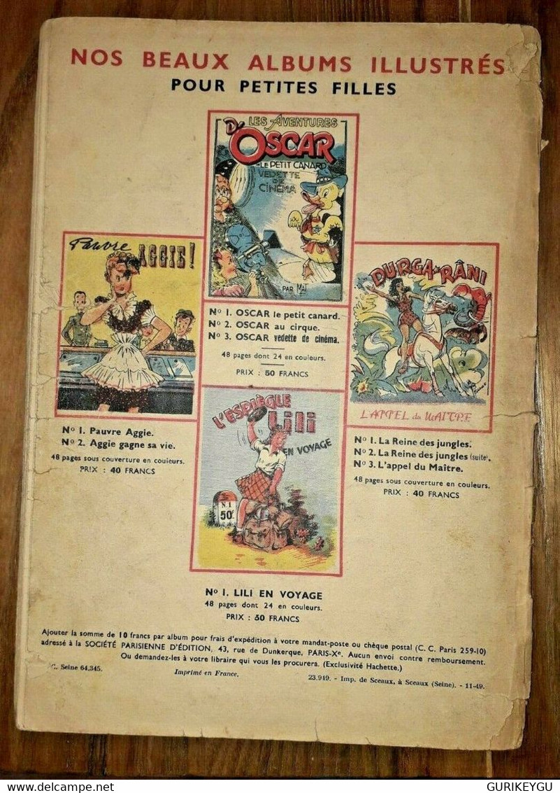 Les Aventure D' Oscar Le Petit Canard 2 AU CIRQUE  Par MAT 11/1949 - Lili L'Espiègle