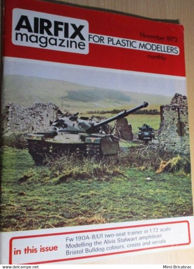 AIRFIXMAG2021 Revue Maquettisme En Anglais AIRFIX MAGAZINE De Novembre 1973 , TBE , Sommaire En Photo 3 - Groot-Britannië