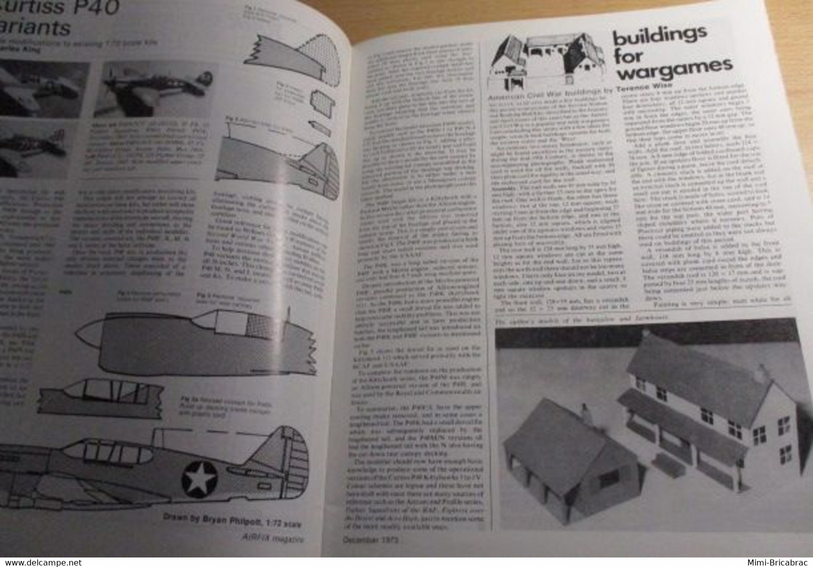 AIRFIXMAG2021 Revue Maquettisme En Anglais AIRFIX MAGAZINE De Décembre 1973 , TBE , Sommaire En Photo 3 - Grande-Bretagne