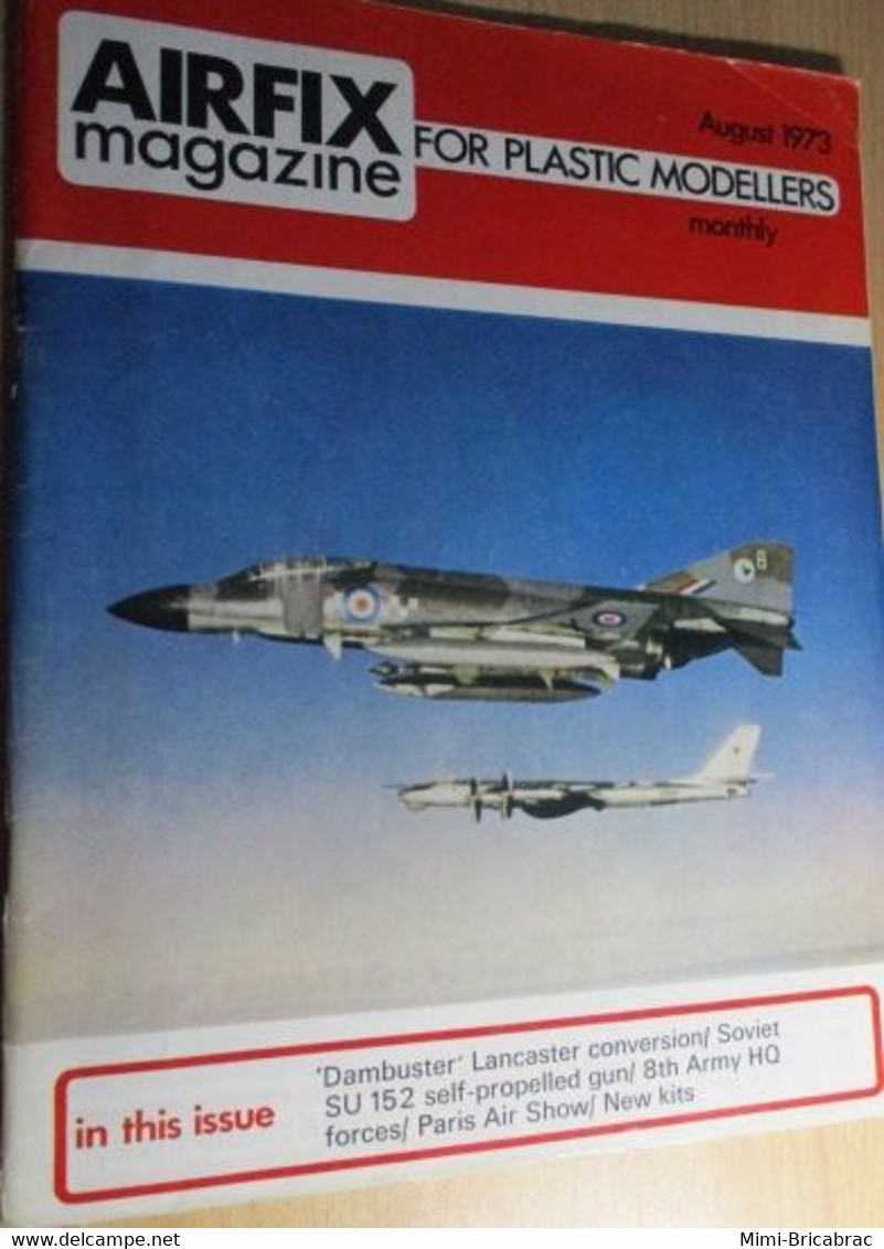 AIRFIXMAG2021 Revue Maquettisme En Anglais AIRFIX MAGAZINE De Août 1973 , TBE , Sommaire En Photo 3 - Great Britain