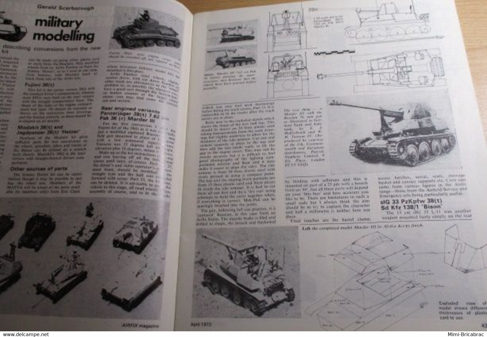 AIRFIXMAG2021 Revue Maquettisme En Anglais AIRFIX MAGAZINE De Avril 1973 , TBE , Sommaire En Photo 3 - Groot-Britannië