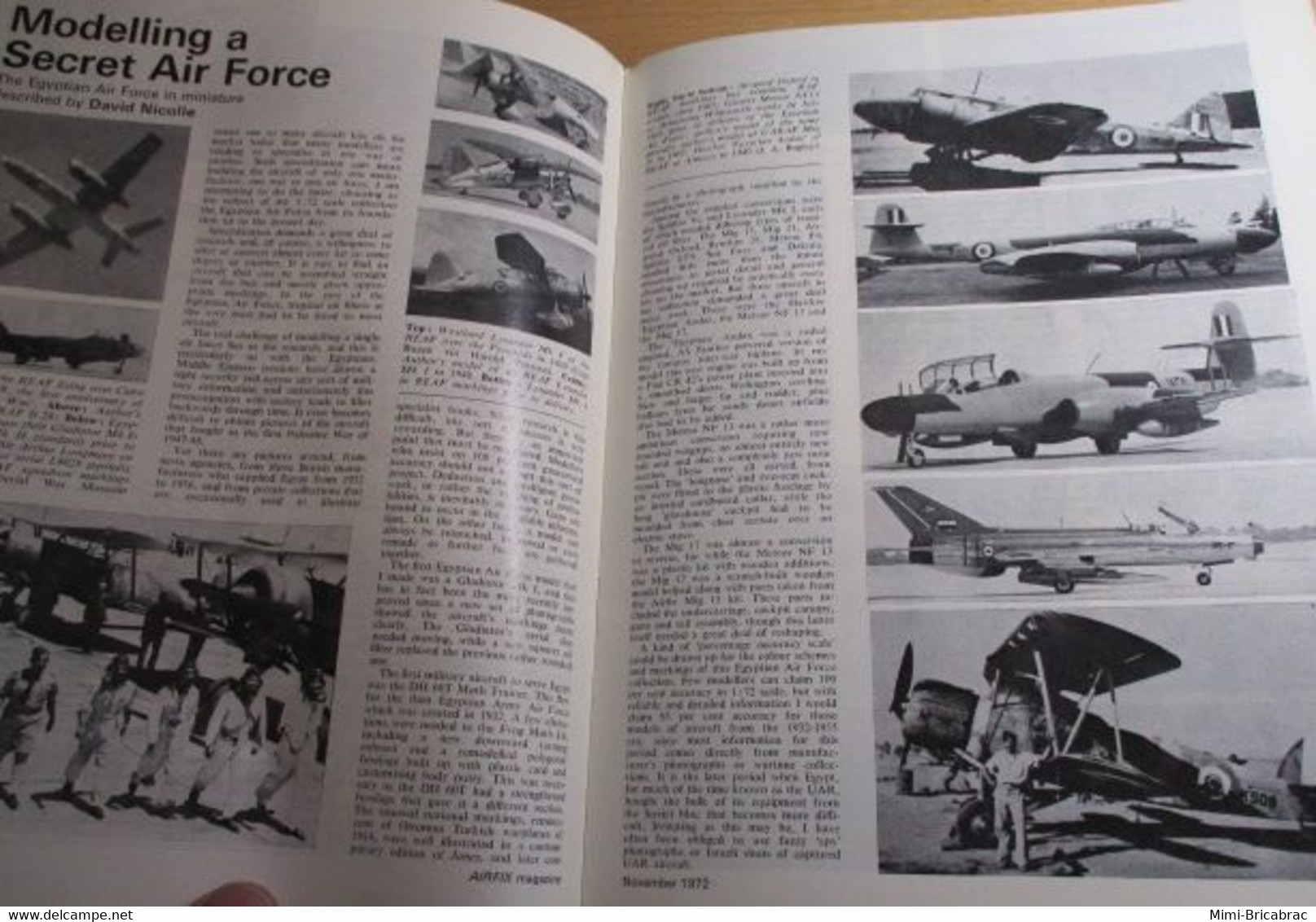 AIRFIXMAG2021 Revue Maquettisme En Anglais AIRFIX MAGAZINE De Novembre 1972 , TBE , Sommaire En Photo 3 - Great Britain