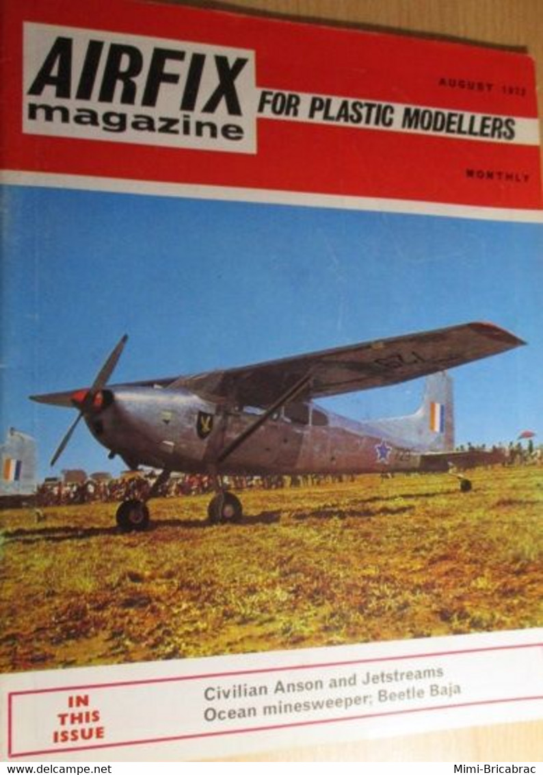 AIRFIXMAG2021 Revue Maquettisme En Anglais AIRFIX MAGAZINE De Aout 1972 , TBE , Sommaire En Photo 3 - Grande-Bretagne