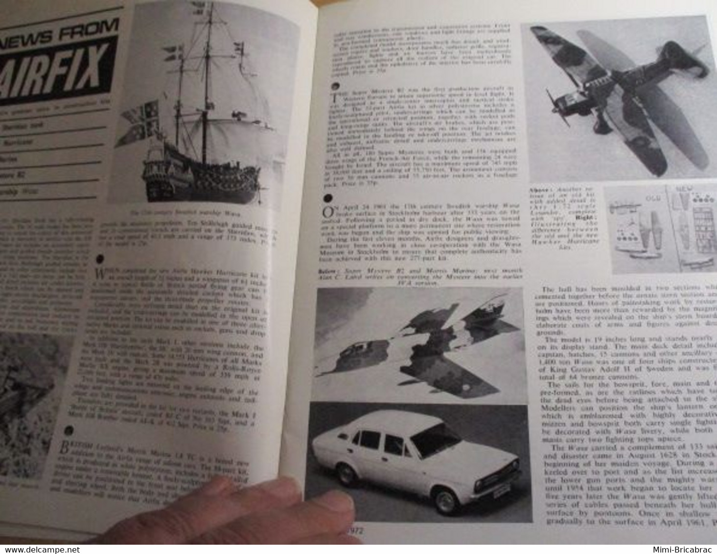 AIRFIXMAG2021 Revue Maquettisme En Anglais AIRFIX MAGAZINE De Septembre 1971 , TBE , Sommaire En Photo 3 - Gran Bretagna