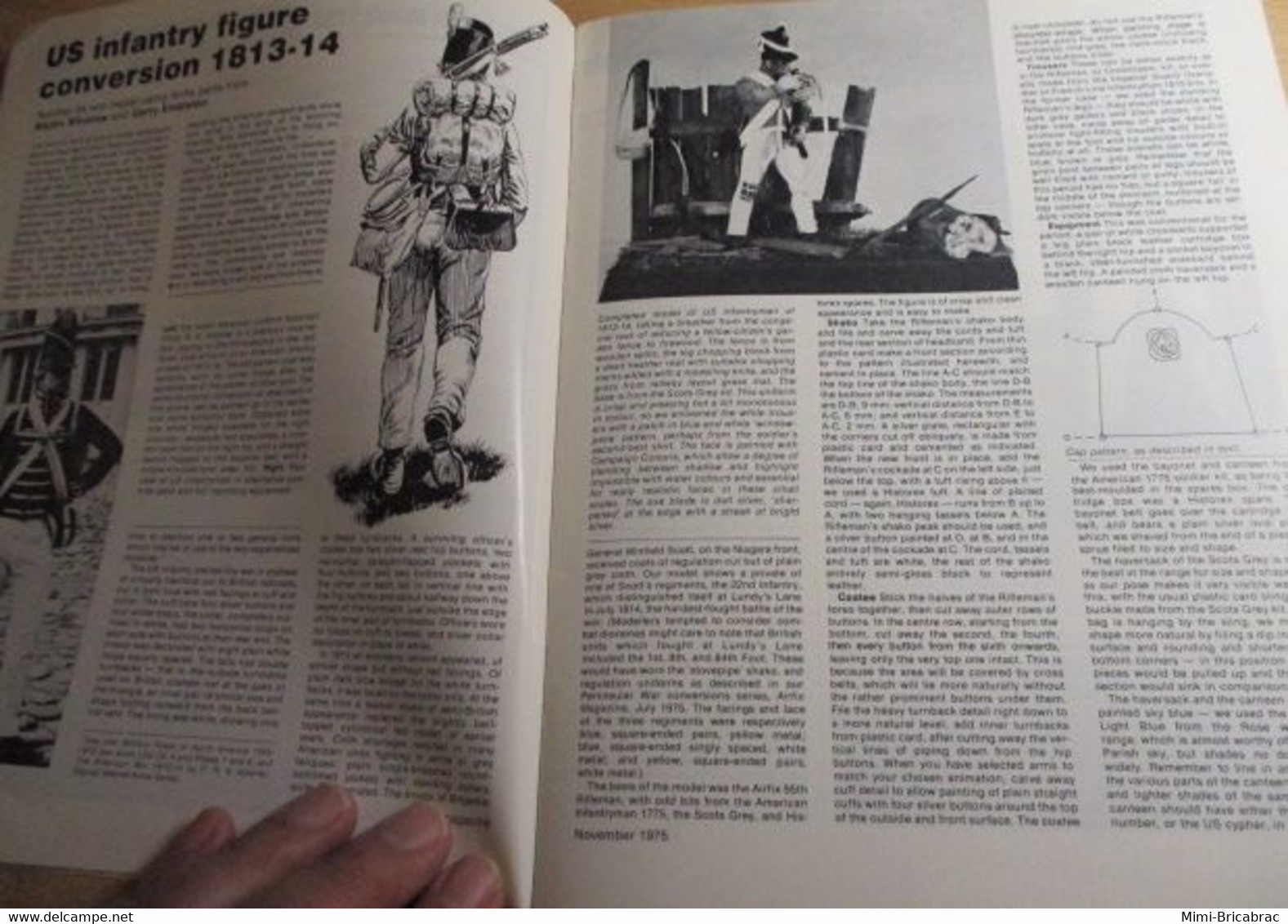 AIRFIXMAG2021 Revue Maquettisme En Anglais AIRFIX MAGAZINE De Novembre 1975 , TBE , Sommaire En Photo 3 - Groot-Britannië